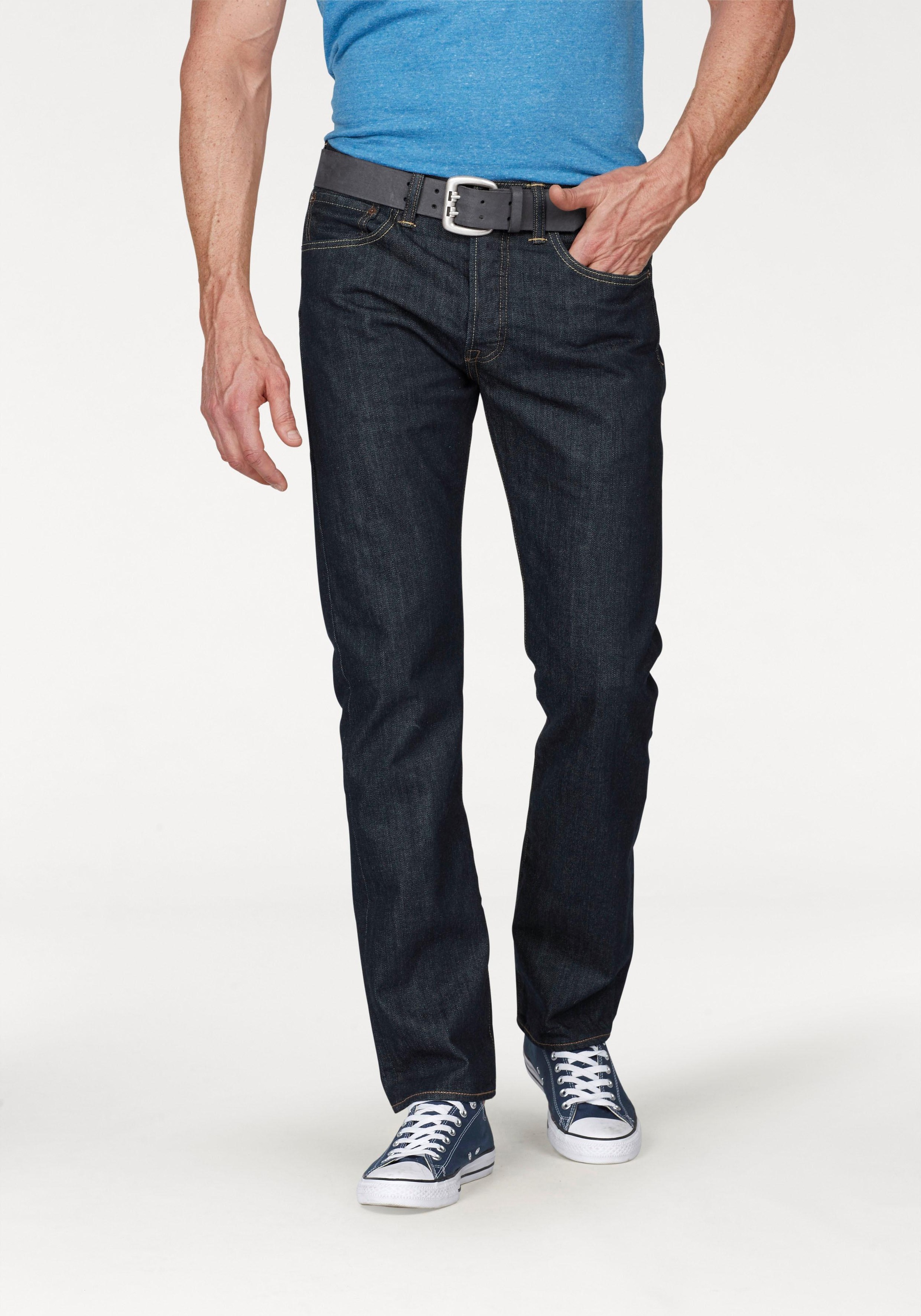 Levis "501 LEVIS ORIGINAL" mit Markenlabel