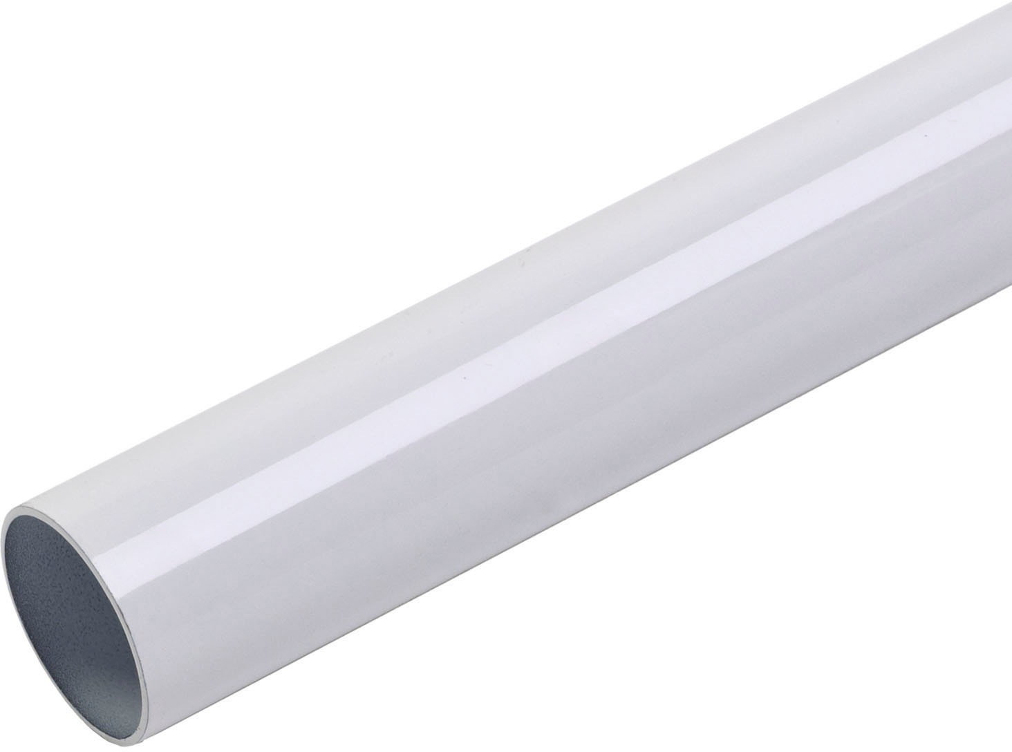 Liedeco Gardinenstange »Fertigstilgarnitur 20 mm Power Kugel mit Ring«, 1 läufig-läufig, Fixmaß, Gardinenstange Komplett