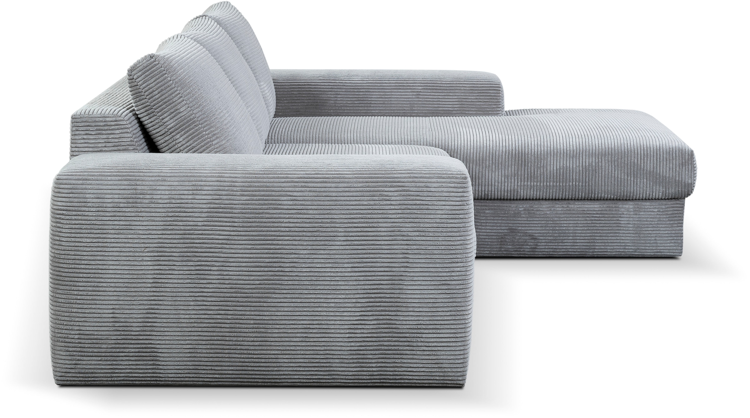 WERK2 Ecksofa Rozzana, in modischem Cord-Bezug