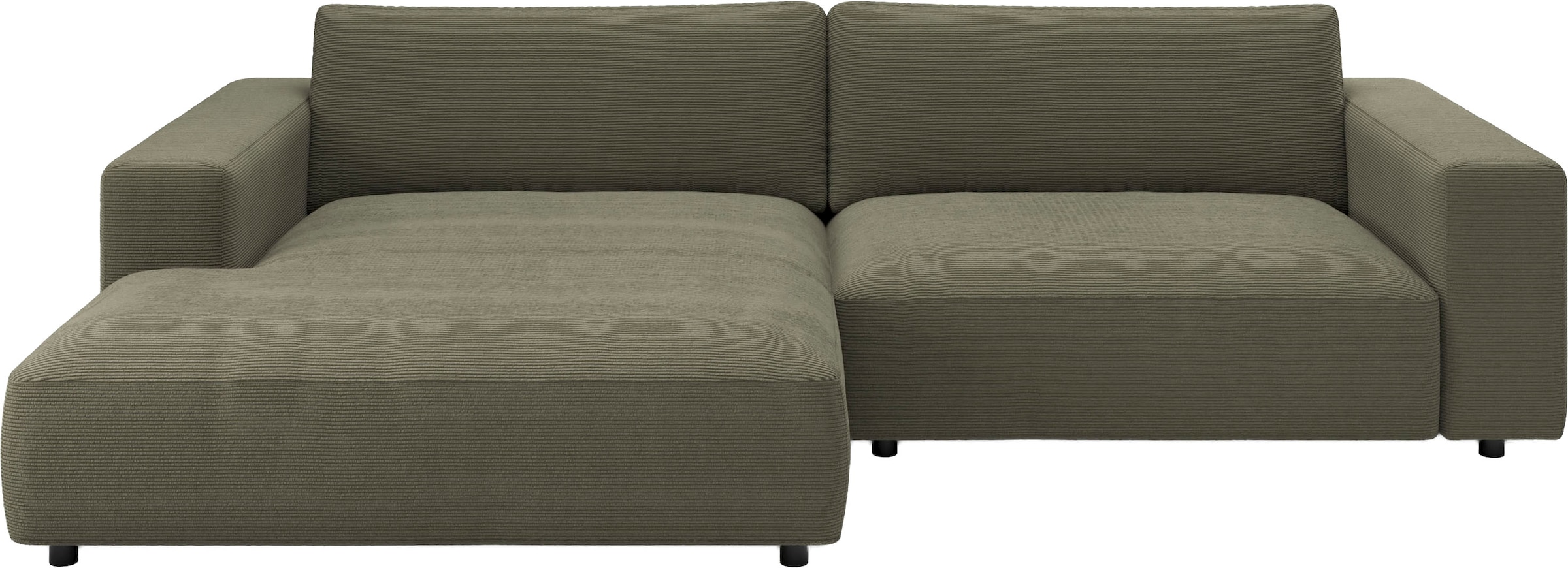 Musterring Ecksofa "MR LUCIA, Charakterstarker Lounge-Komfort von Musterring" XXL-Longchair, erstklassige Kammerkissen & zeitloser Look