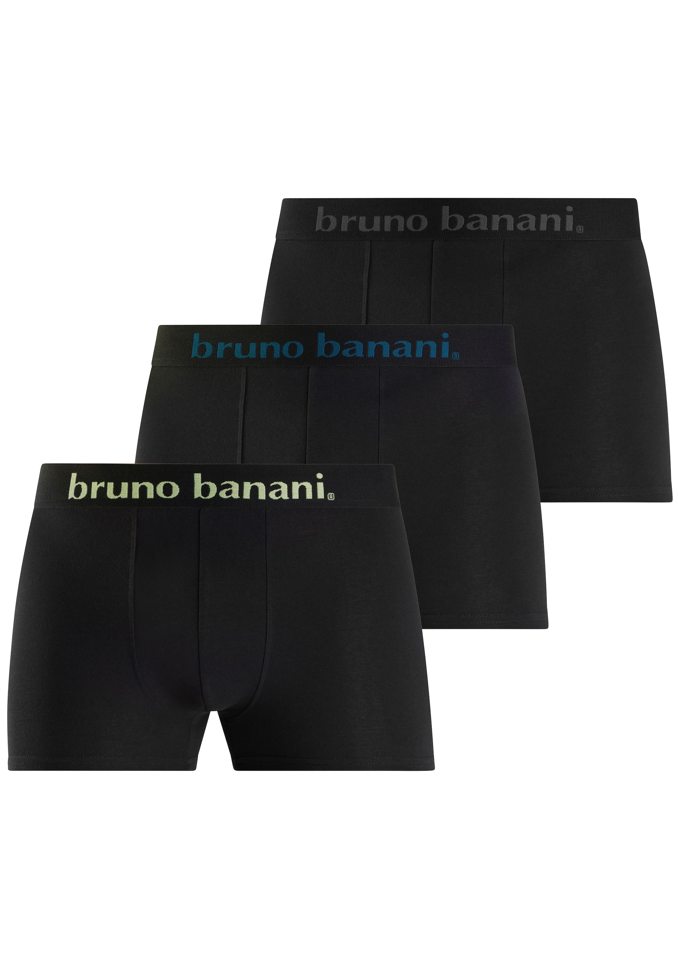 Bruno Banani Boxer, (3 St., Packung), mit breitem Logo-Webbund günstig online kaufen