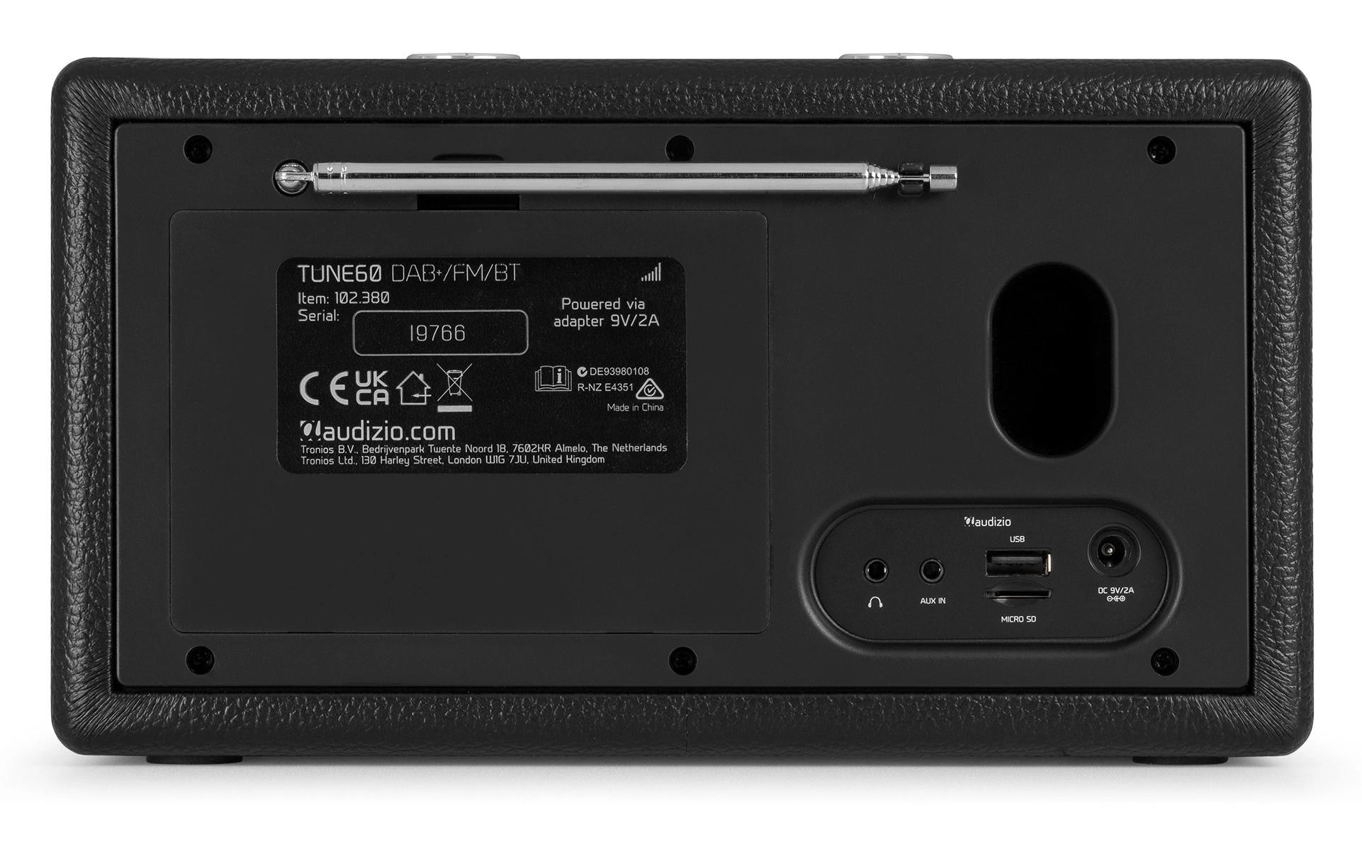 AUDIZIO Digitalradio (DAB+) »Tune60« (Bluetooth )