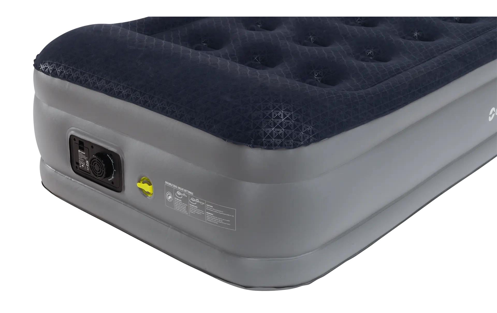 Outwell Luftbett »Superior Single 195 x 90 x 45 cm« Single Luftbett mit integrierter Pumpe für Komfort