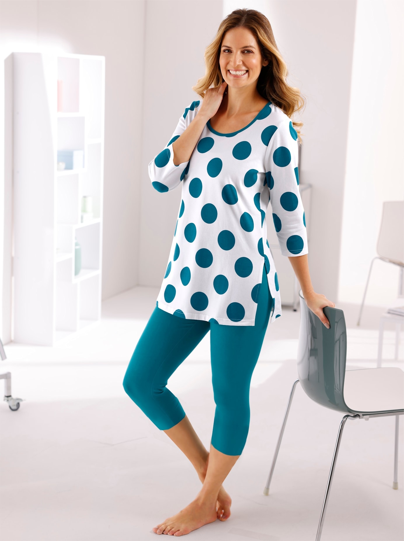 feel good Rundhalsshirt "Longshirt", (1 tlg.) günstig online kaufen