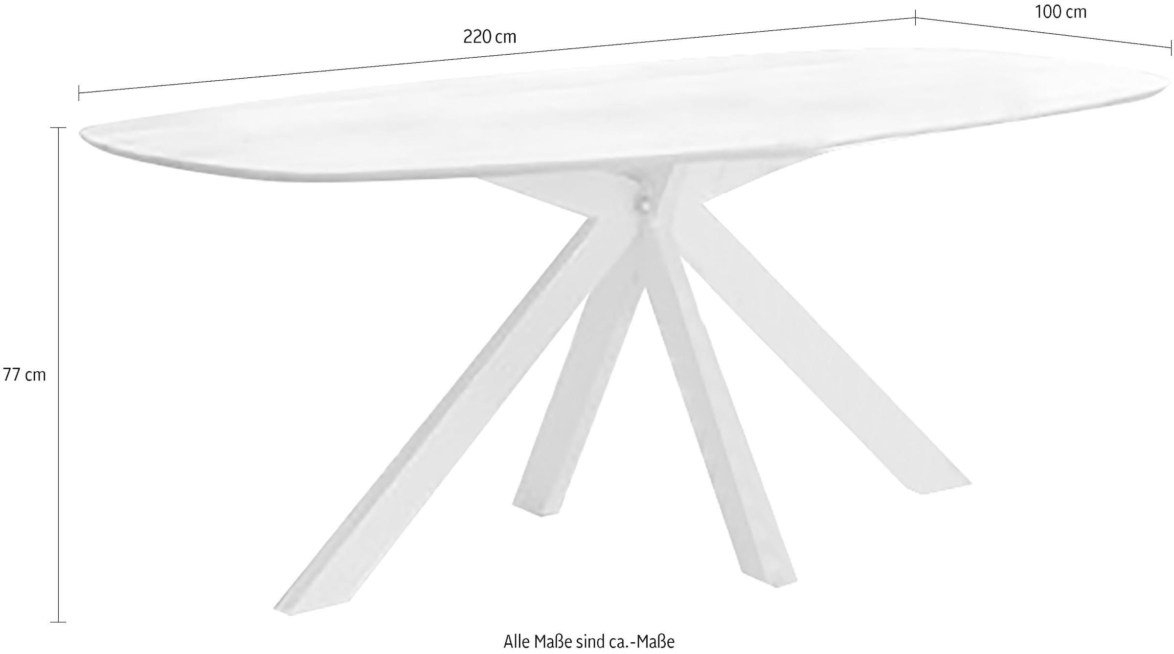 Home affaire Esstisch »Vermont«, (2 St.), tolle Optik