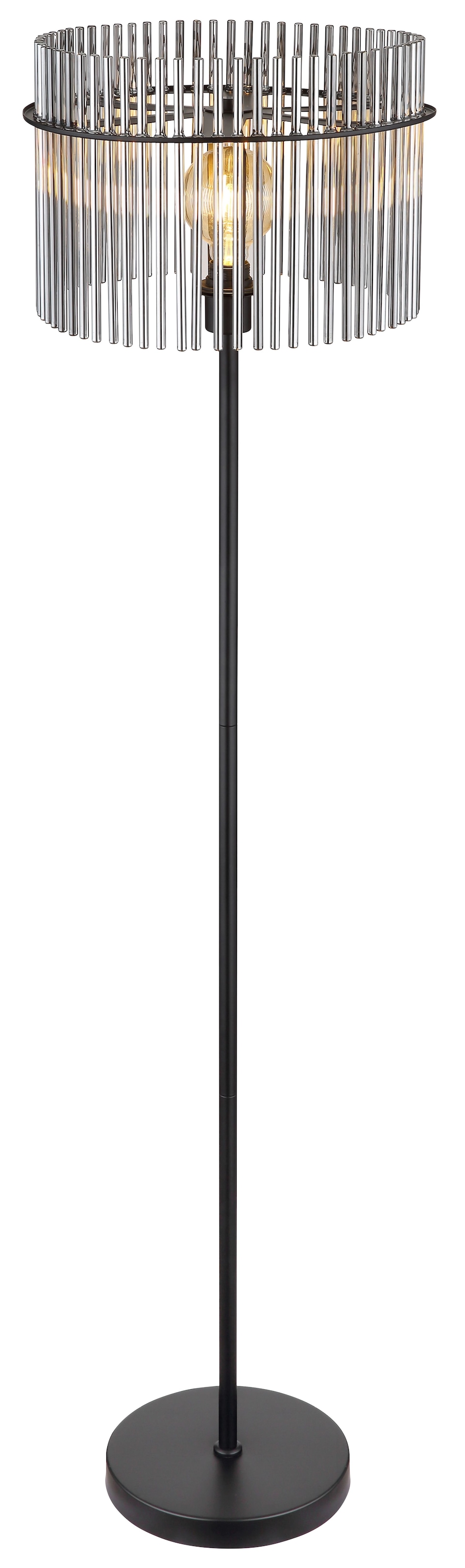 GLOBO LIGHTING Stehlampe »GORLEY«, Leuchtmittel E27 | ohne Leuchtmittel, Fußtrittschalter im Kabel