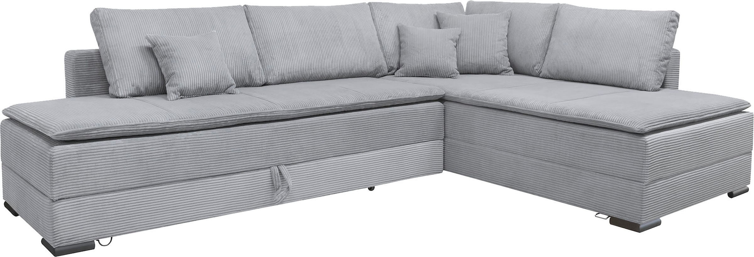 INOSIGN Ecksofa »Night & Day L-Form mit Dauer-Schlaffunktion, Cord-Bezug!«, inklusive Bettfunktion und Bettkasten