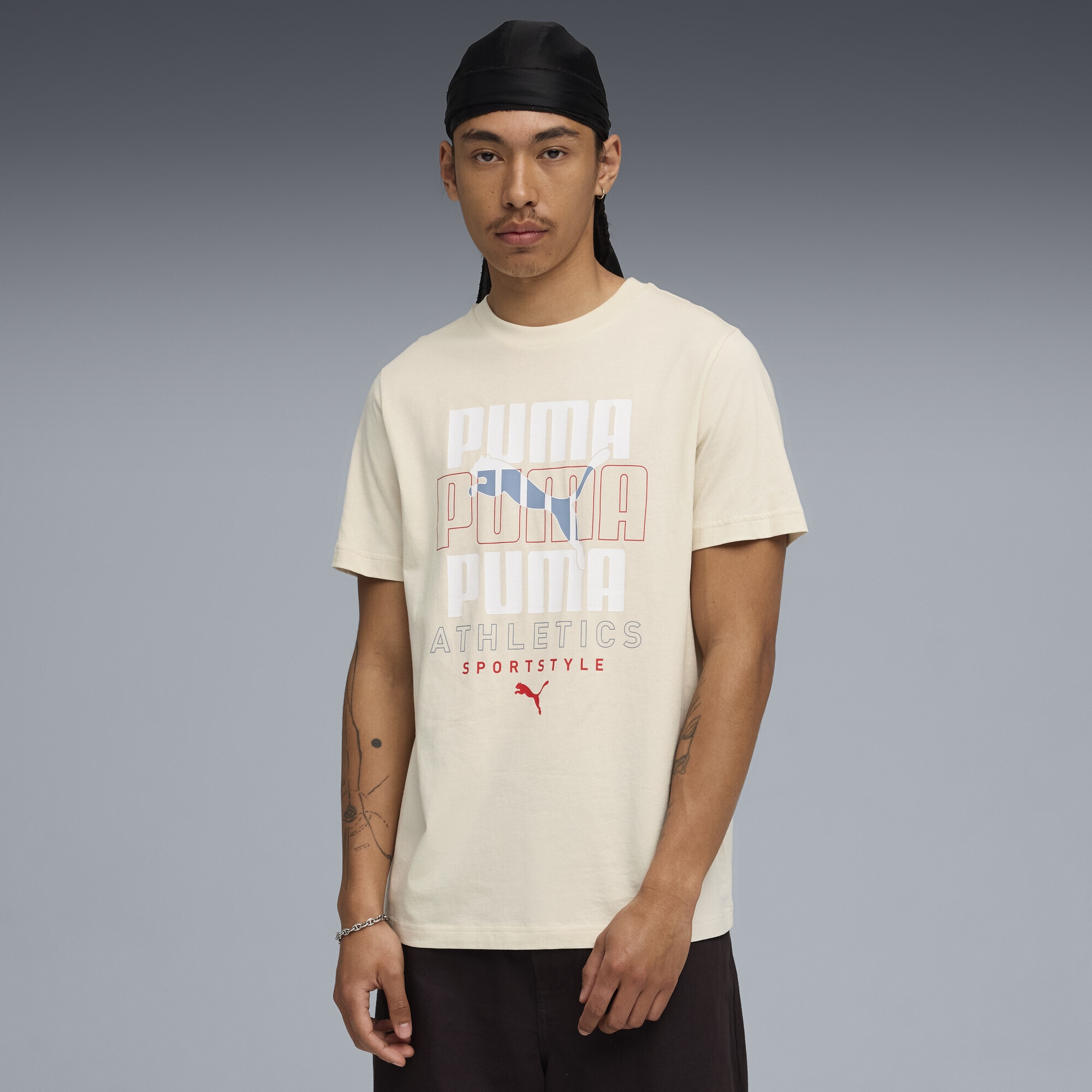 PUMA T-Shirt »Graphic Stacked Graphic T-Shirt Herren«
