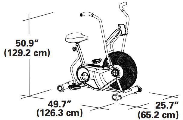 Schwinn® Air Bike »Airdyne AD6«, (mit Tablet-Halterung)