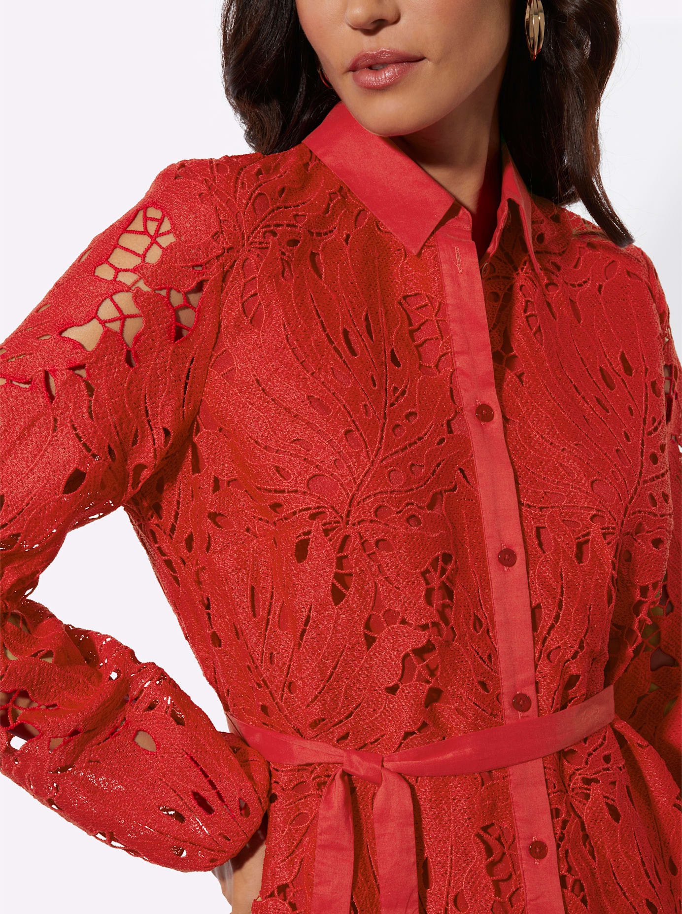 creation L Spitzenbluse