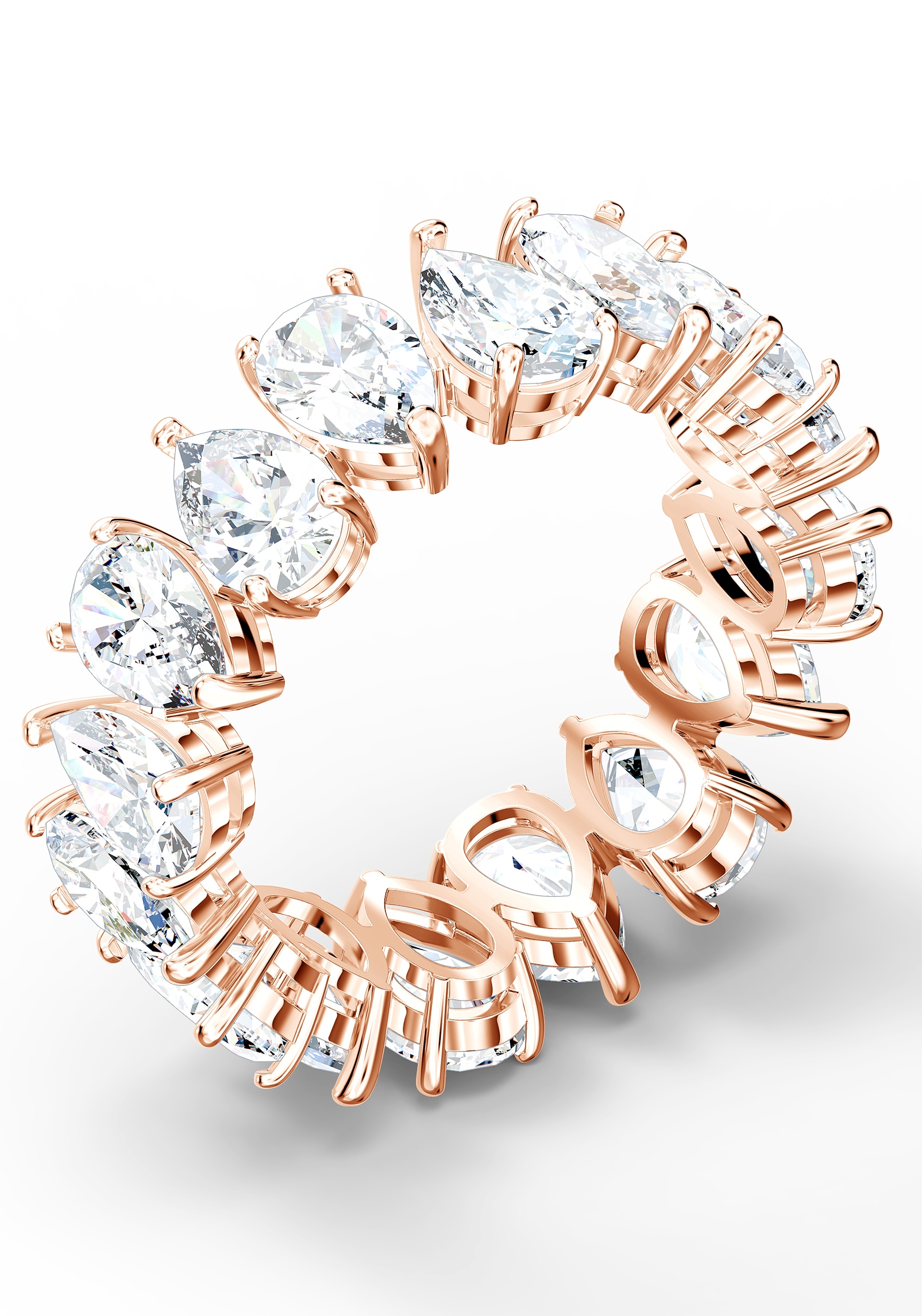 Swarovski Fingerring »Matrix Pear Vittore, 5585425, 5586161, 5586162, 5586163, 5586164«, mit Swarovski® Kristall