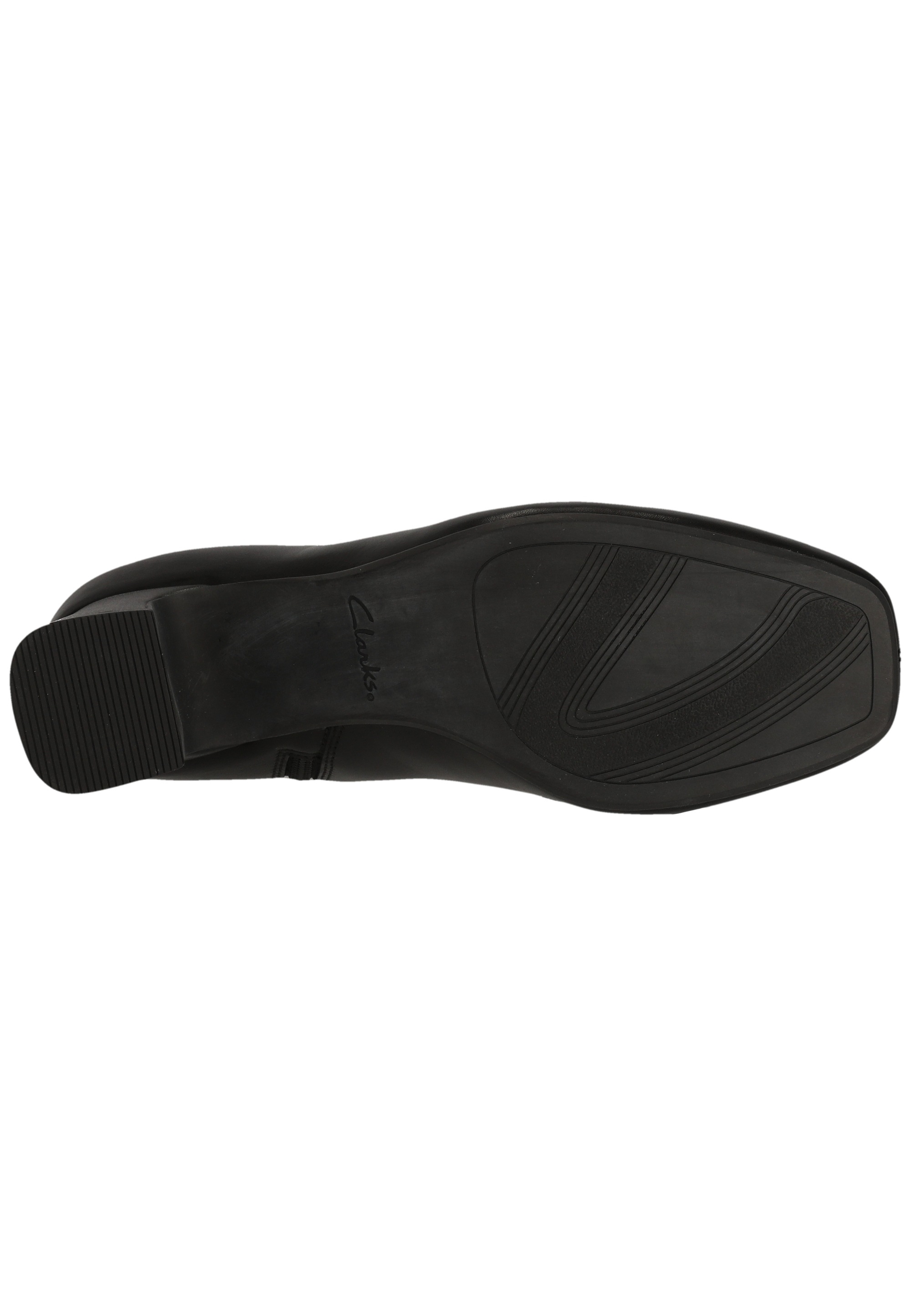 Clarks Stiefelette »Fernie Zip«  mit eleganter, quadratischer Schuhspitze