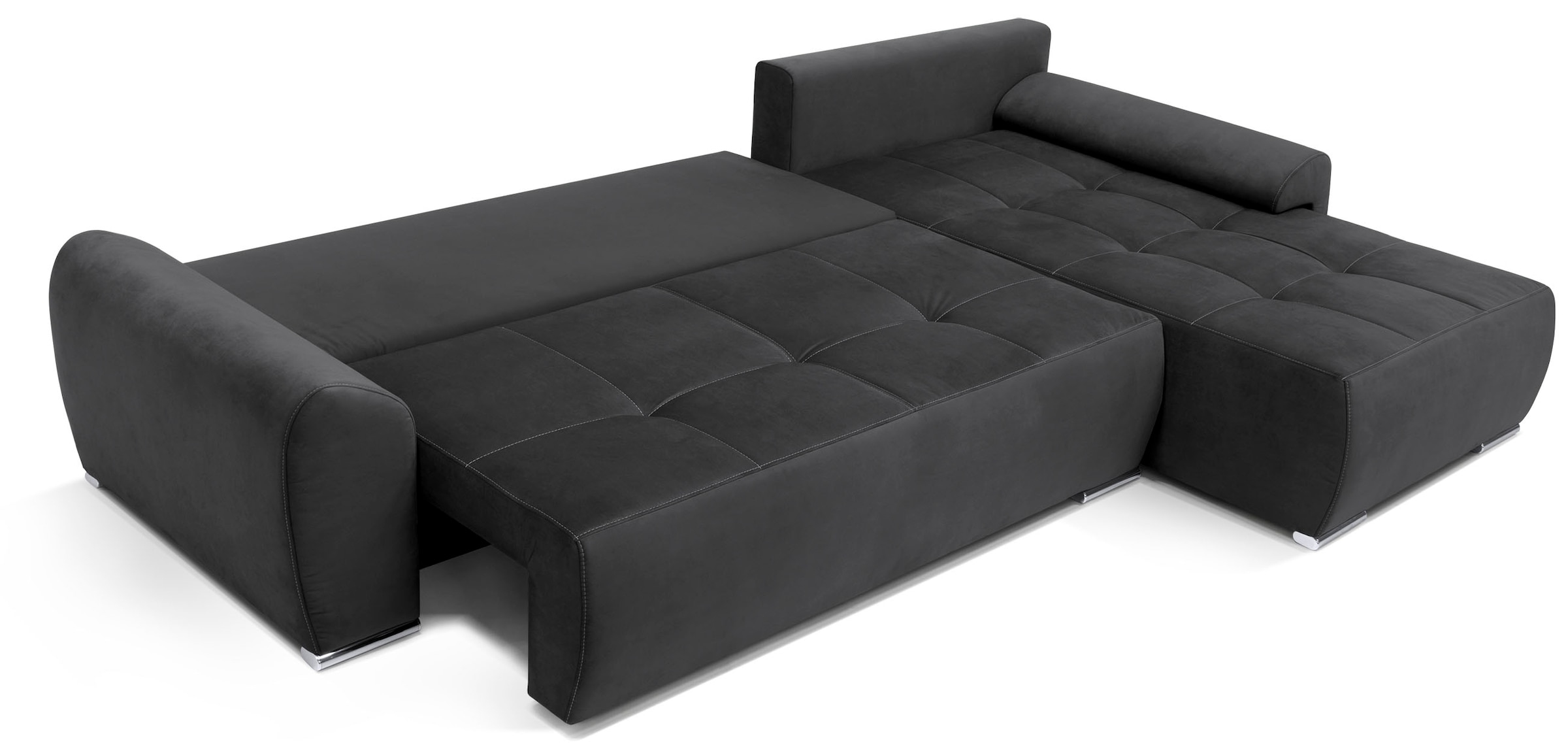 COLLECTION AB Ecksofa »30 Jahre Jubiläums-Modell Bilbao L-Form«, inkl. Bettfunktion und Bettkasten, Zierkissen mit Strassstein