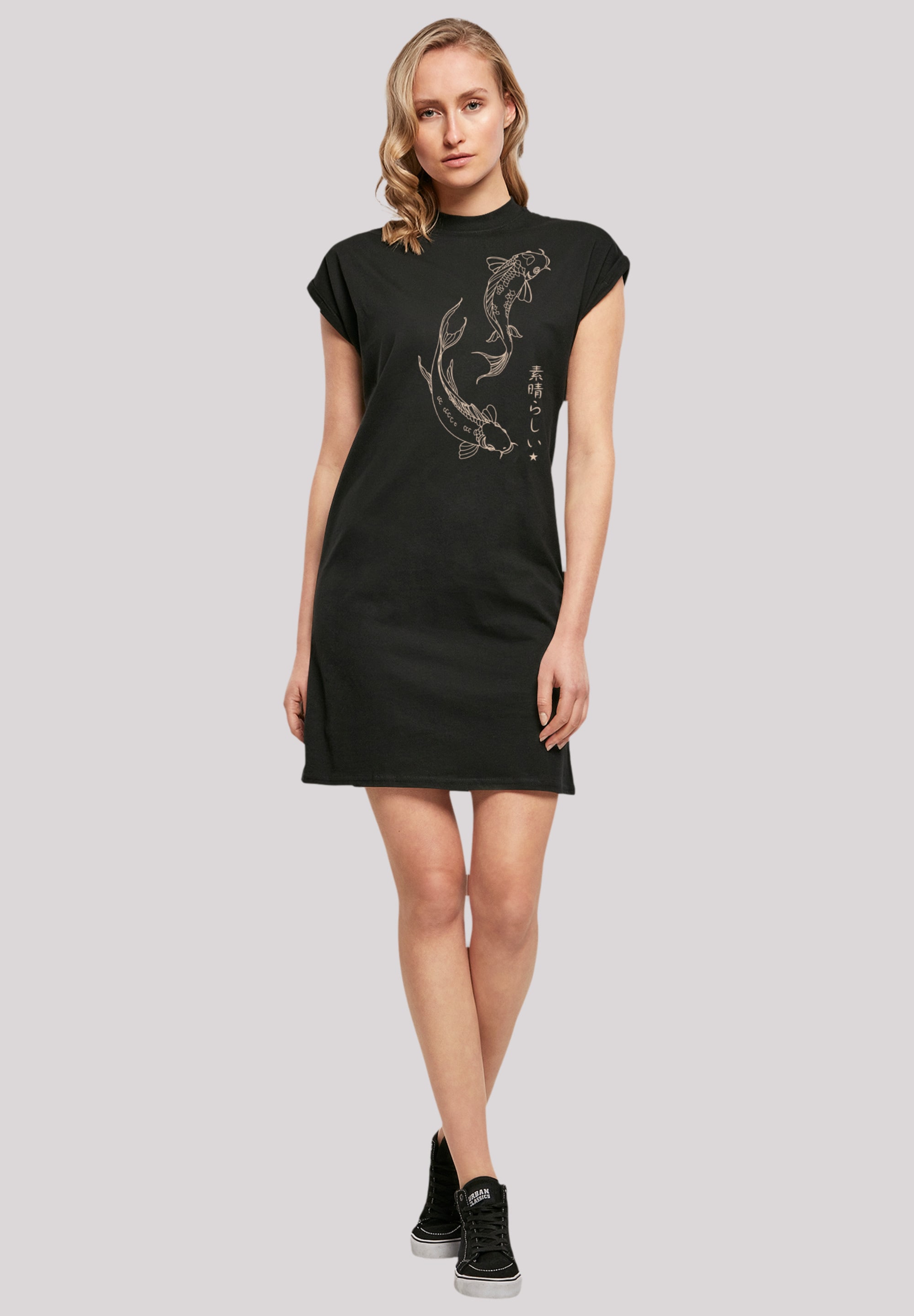 F4NT4STIC Shirtkleid »Koi Karpfen«, Print