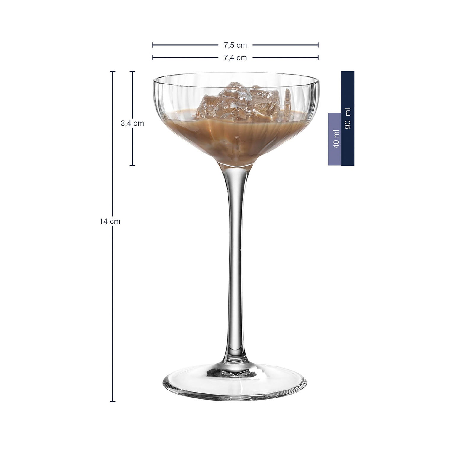 LEONARDO Likörglas »Likörschalen Poesia 90 ml 6er Set transparent«