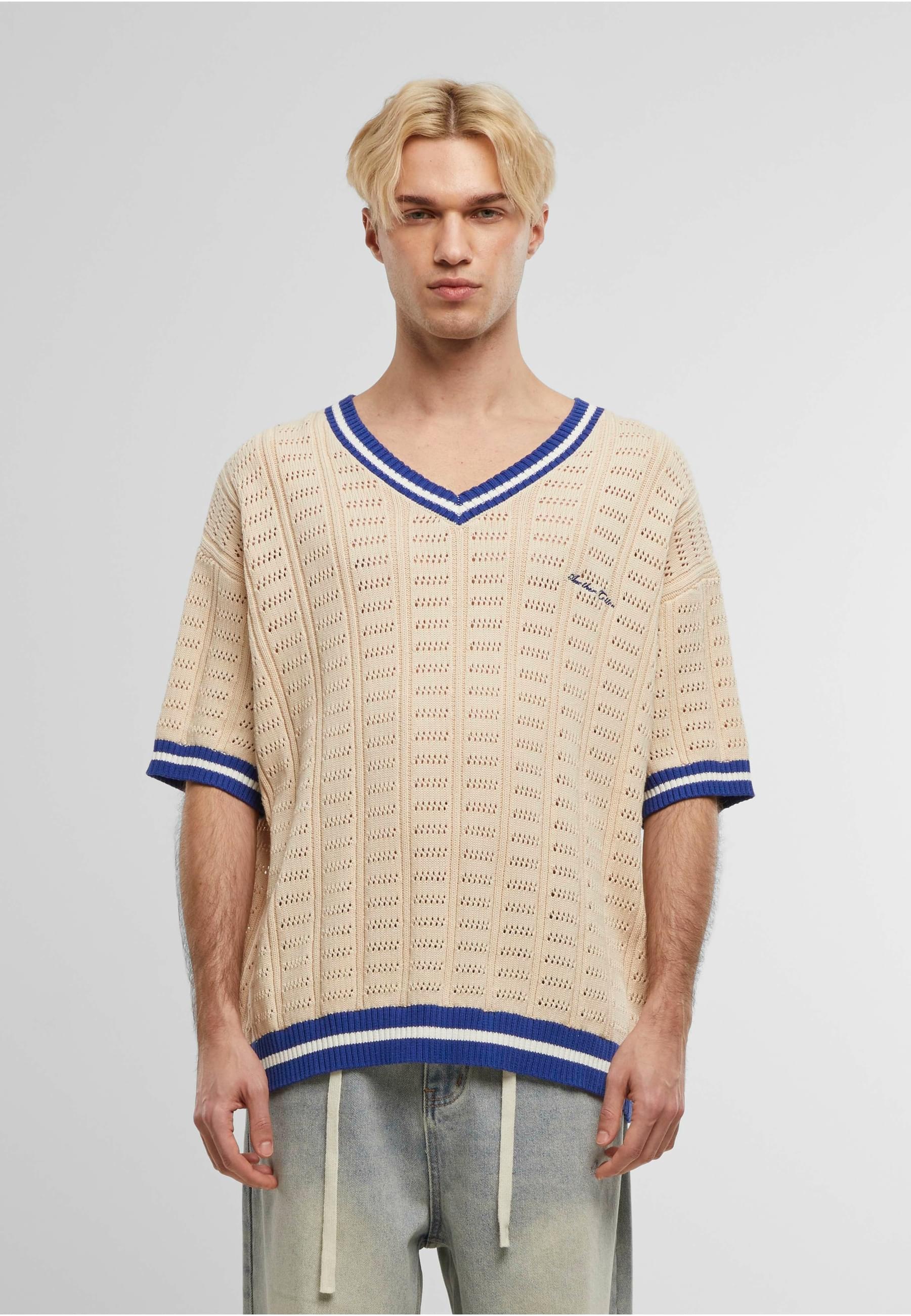 Another Cotton Lab T-Shirt »Another Cotton Lab Pool&Social Club Knit Tee«, (1 tlg.)