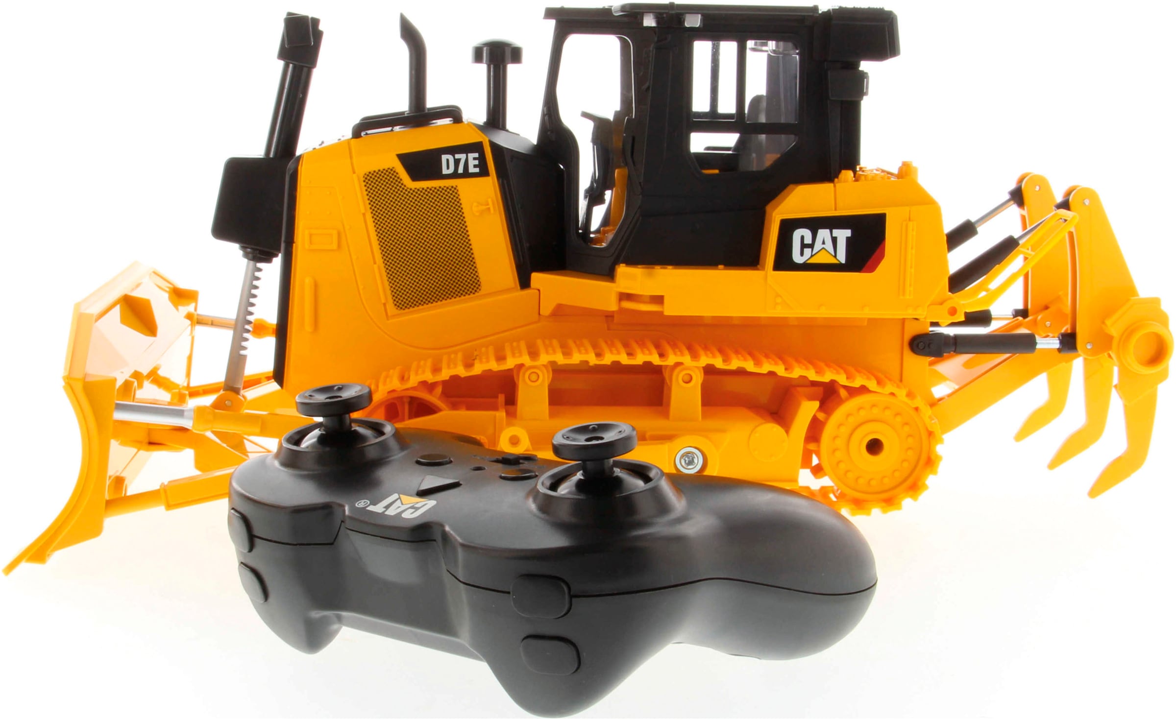 Carrera® RC-Bagger »CAT D7E Bulldozer«, mit Licht- und Soundfunktion