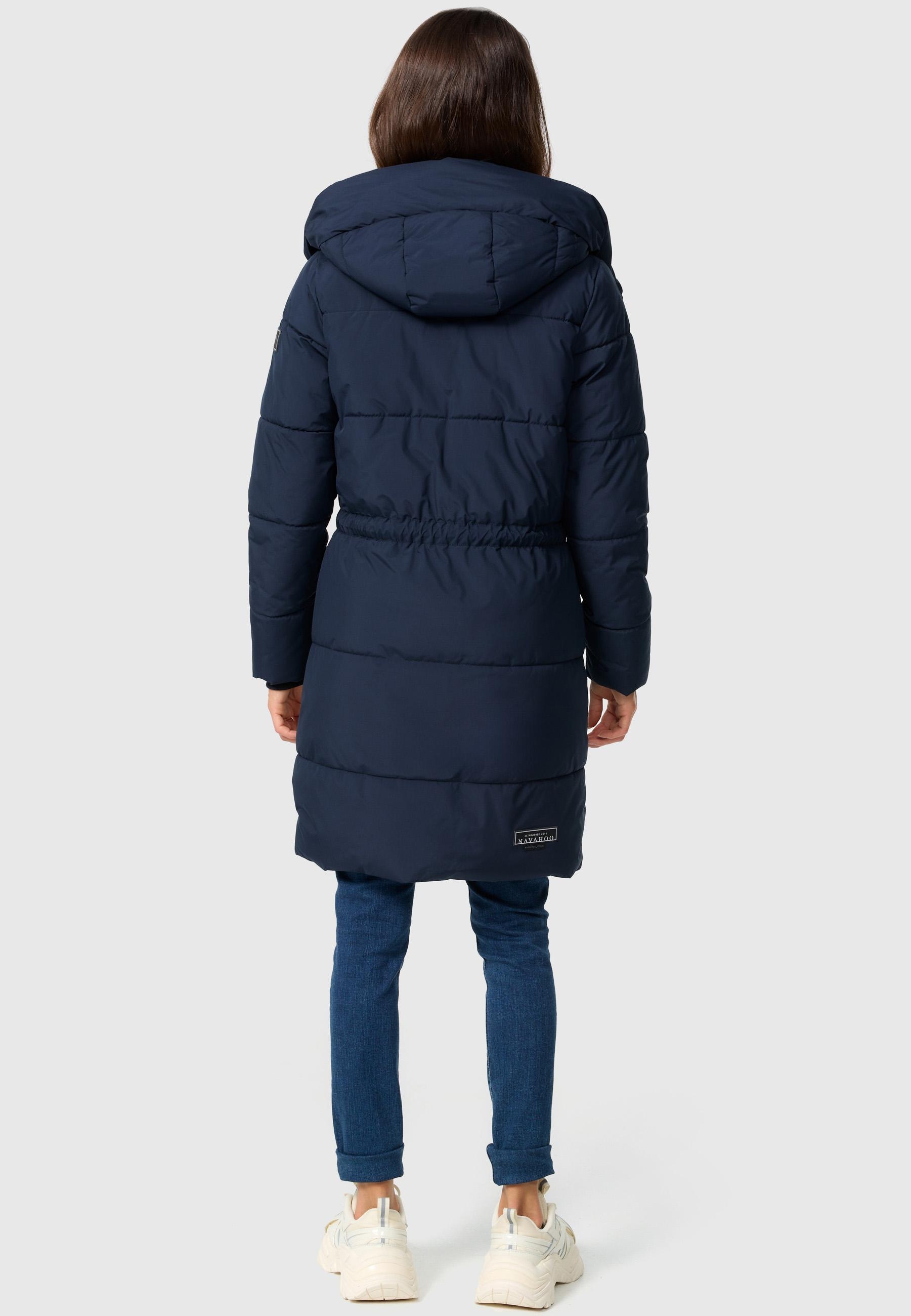 Navahoo Steppmantel »Zuckertatze XIV«, Stylischer Winterparka mit verstellbarer Kapuze