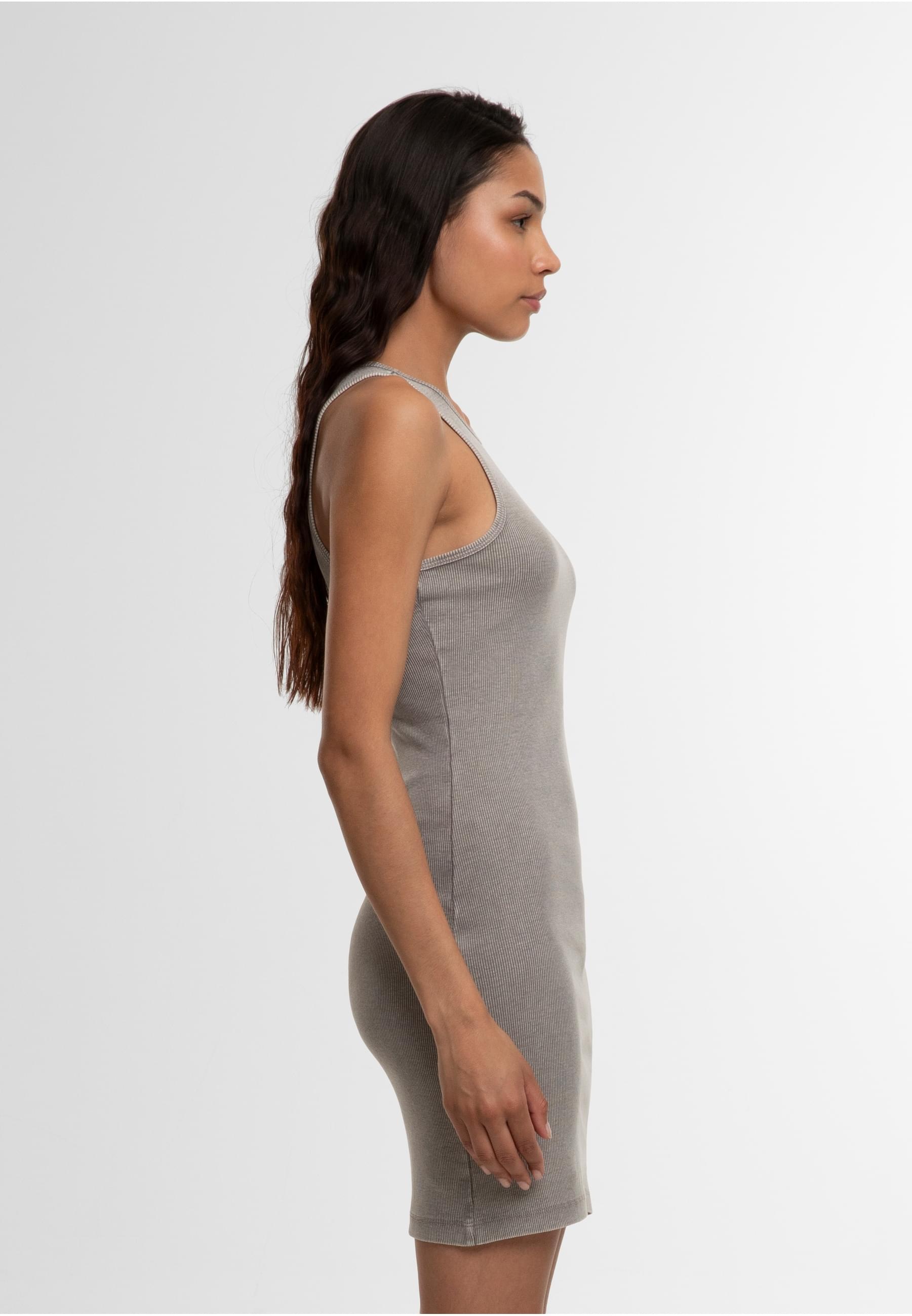 URBAN CLASSICS Shirtkleid »Urban Classics Ladies Washed Rib Jersey Dress«, (1 tlg.)