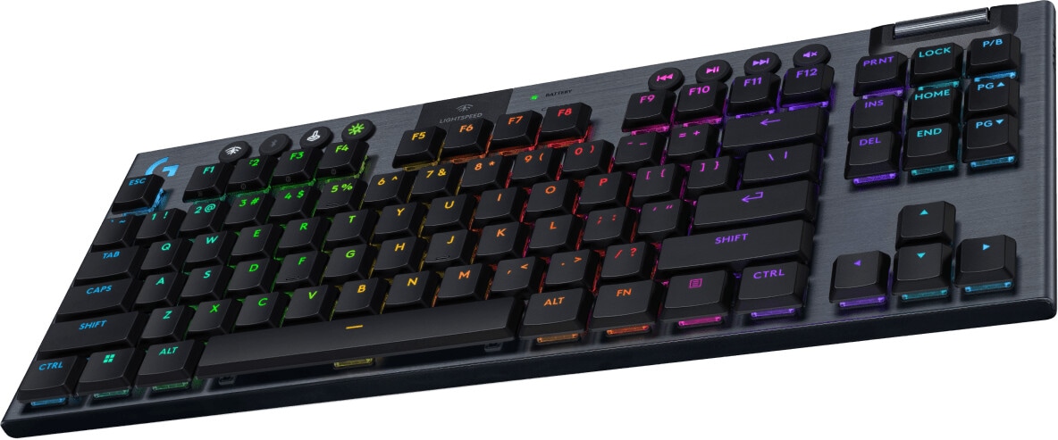 Logitech G Gaming-Tastatur »G915 X LIGHTSPEED TKL Wireless Gaming Keyboard - BLACK - US INT'L«