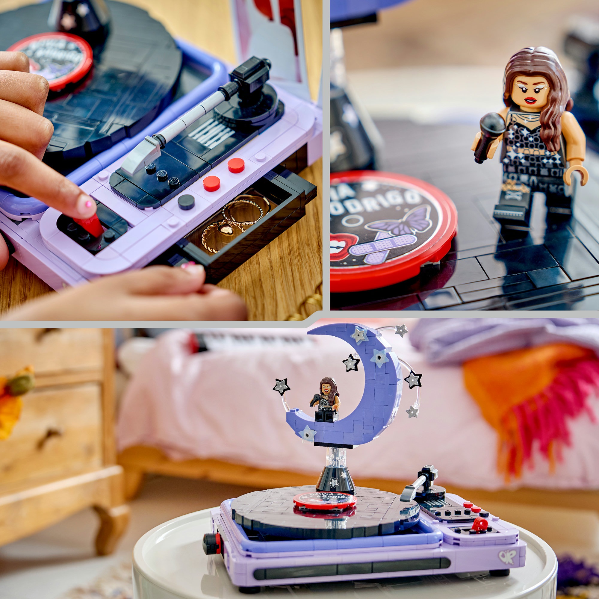 LEGO® Konstruktionsspielsteine »Olivia Rodrigos Konzertmond (43029), LEGO Editions Music« Made in Europe