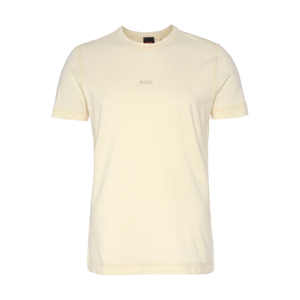 BOSS ORANGE T-Shirt »Tokks 10253670 01« mit BOSS ORANGE Markenlabel BOSS ORANGE T-Shirt »Tokks 10253670 01« mit BOSS ORANGE Markenlabel