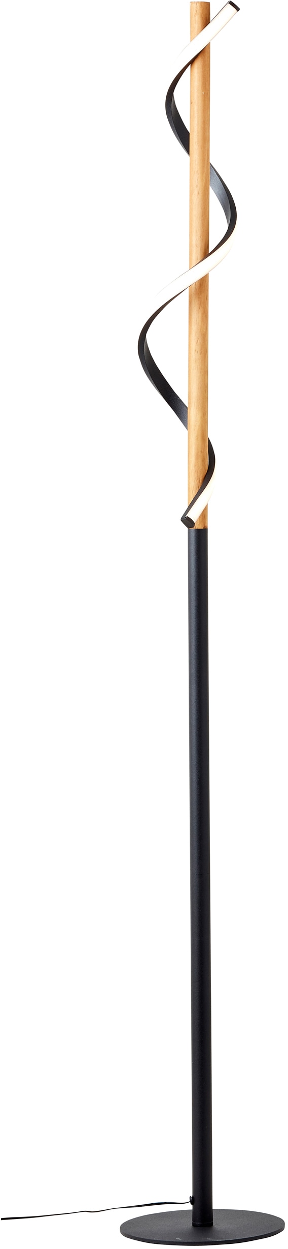 Home affaire Stehlampe »Amanlis«, 1 flammig-flammig, 150 cm Höhe, 2400  Lumen, warmweißes Licht, Holz / Metall / Kunststoff | BAUR