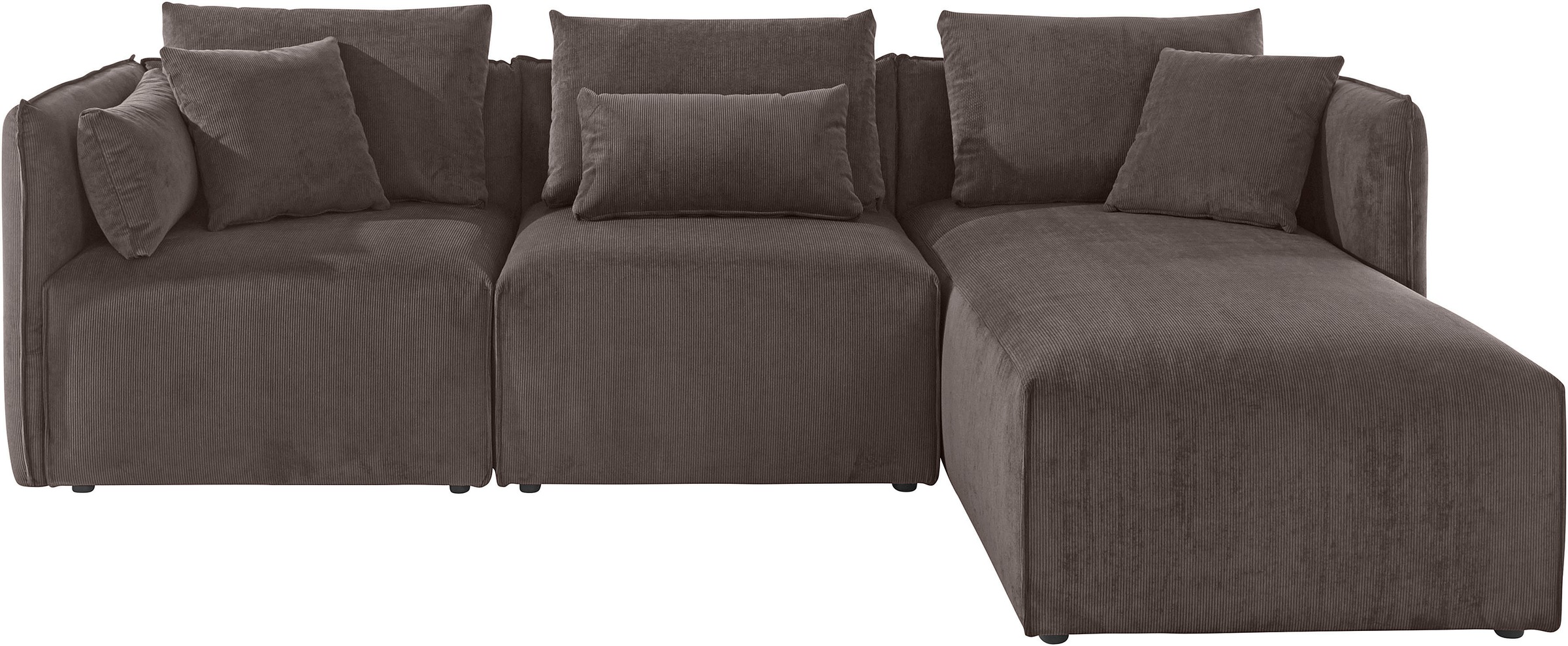 andas Ecksofa »Nöre«, (3 Teile), zusammengesetzt aus Modulen, in vielen Bezugsqualitäten und Farben