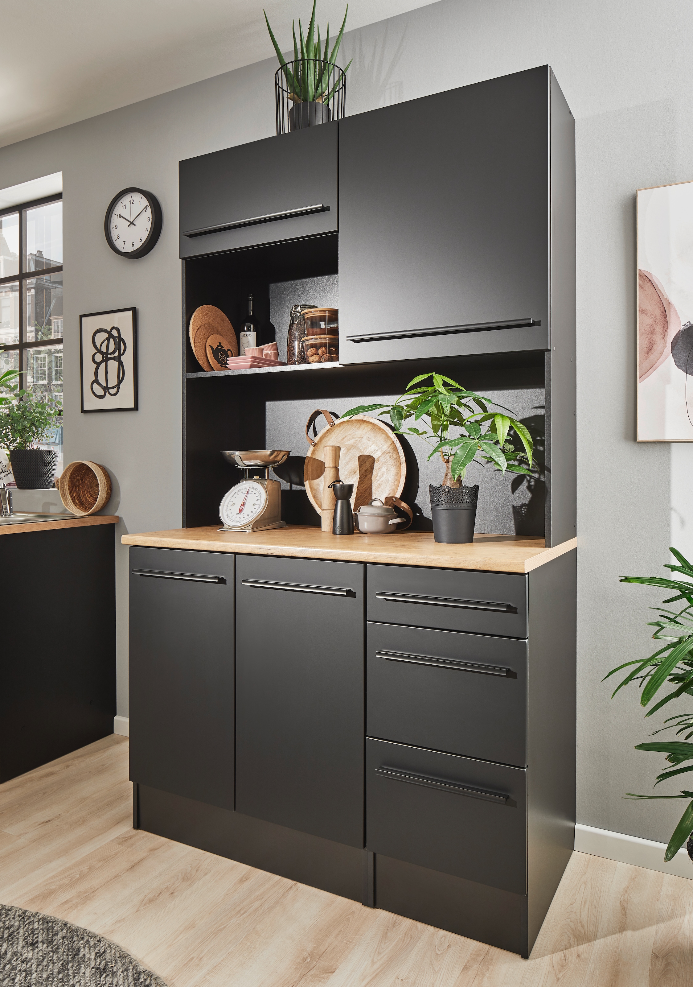 BASIC by Balculina Buffet »Jazz« 1 Stk. tlg. Breite 120cm, Türen, Schubkästen, offenes Fach