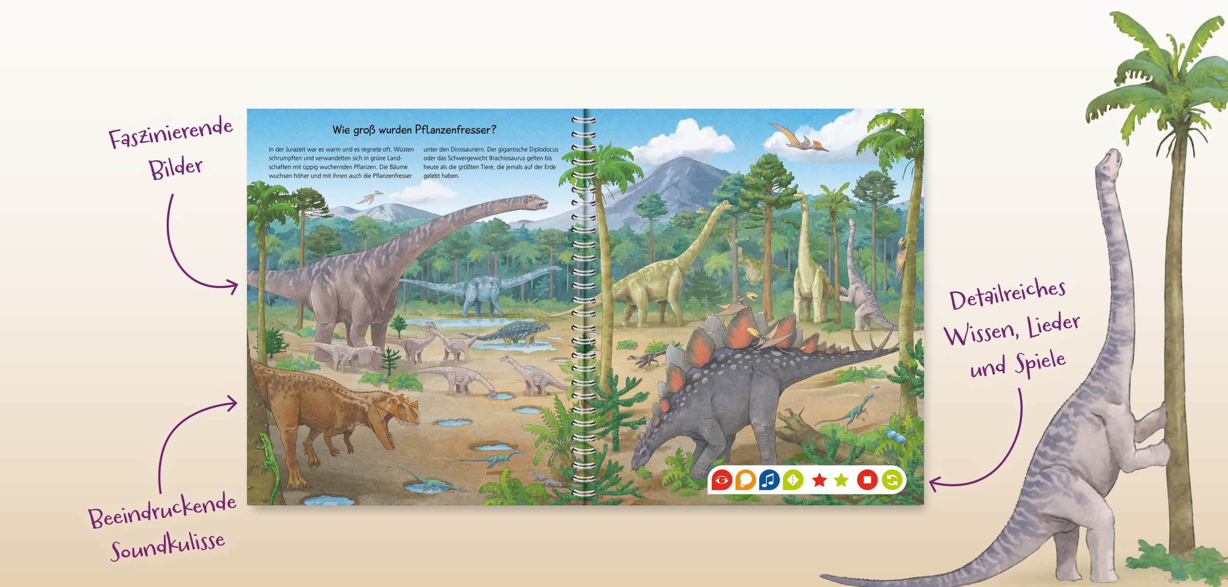 Ravensburger Buch »tiptoi® Wir entdecken die Dinosaurier«, FSC® - schützt  Wald - weltweit; Made in Europe | BAUR