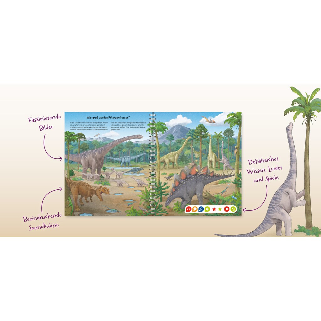 Ravensburger Buch »tiptoi® Wir entdecken die Dinosaurier«, FSC® - schützt Wald - weltweit; Made in Europe