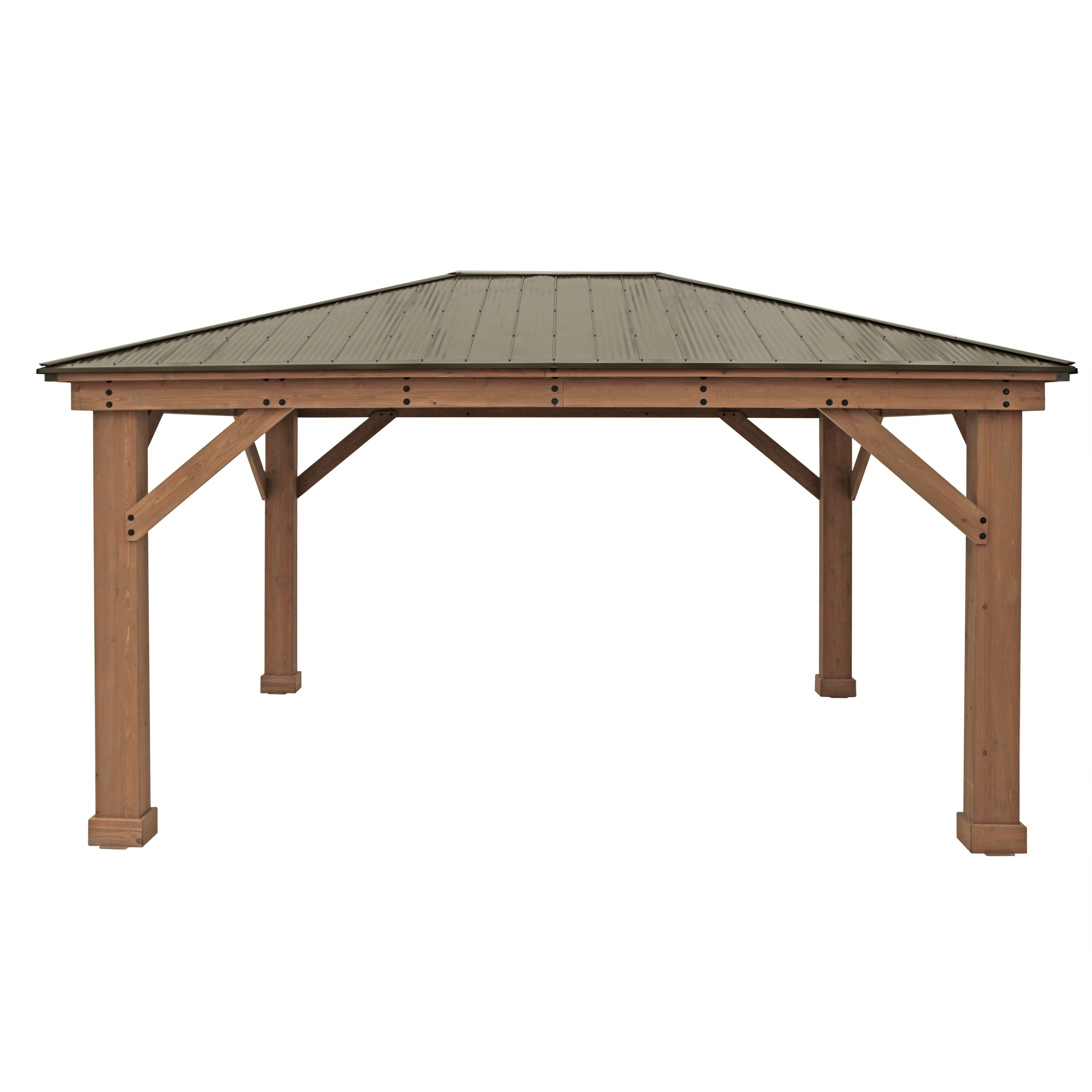 Westmann Devon 12x16 Wooden Pavilion Beige 2