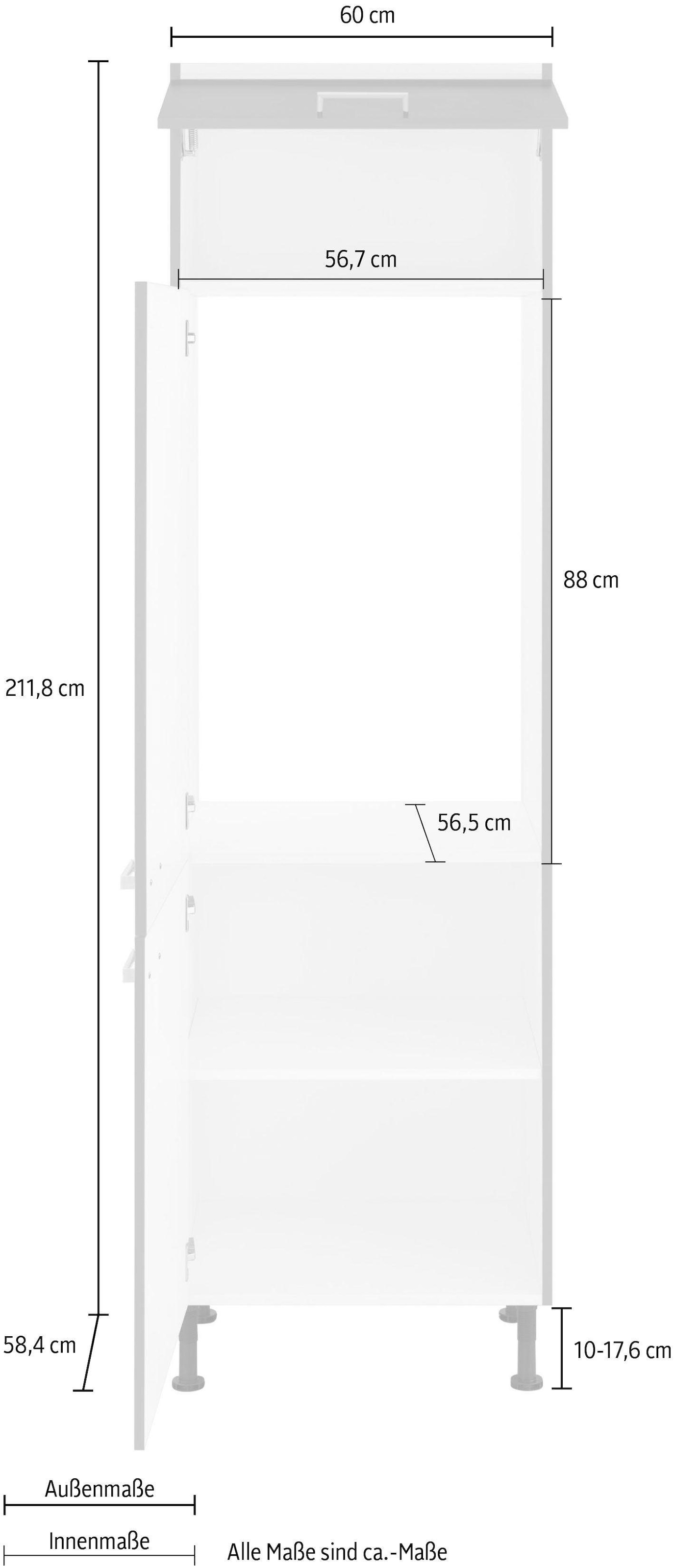 OPTIFIT Kühlumbauschrank »Parma«, Breite 60 cm