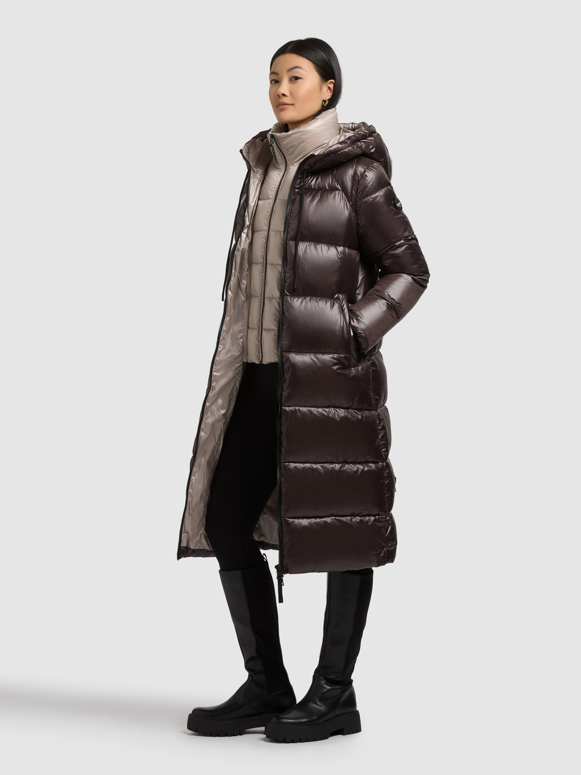 Thumbnail - khujo Steppmantel "NASHI 2IN1 (EINSATZ HERAUSNEHMBAR)"