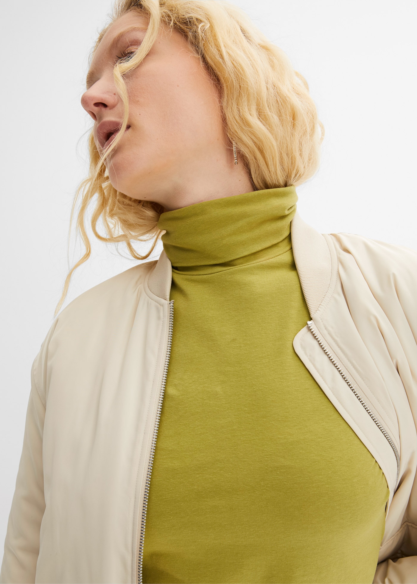 bonprix Langarmshirt "Langarmshirt mit reiner Baumwolle" Langarmshirt mit r günstig online kaufen