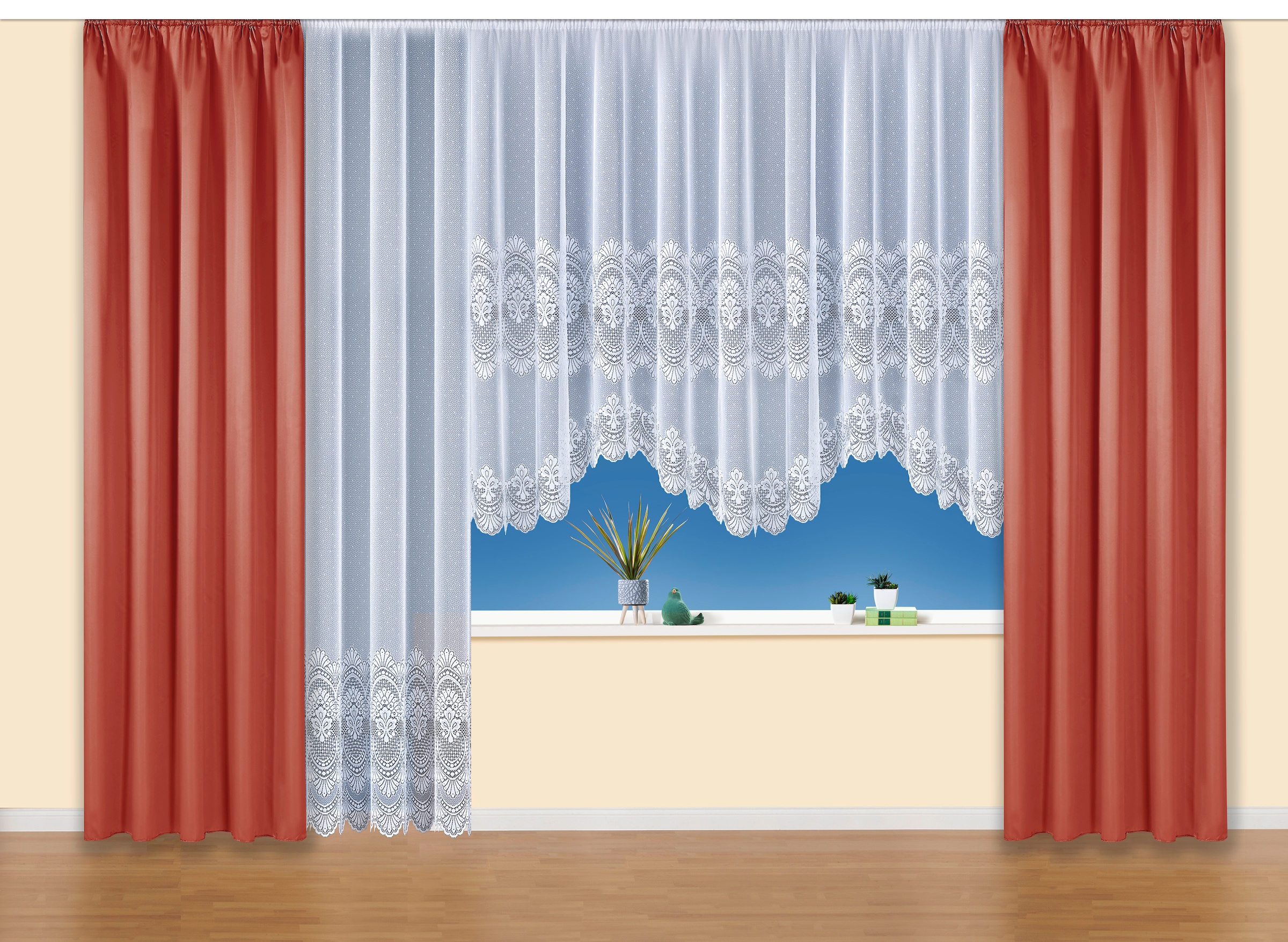 Weckbrodt Vorhang "Nicoletta" Kräuselband 1 Stk. tlg. Gardine, Store, Überg günstig online kaufen