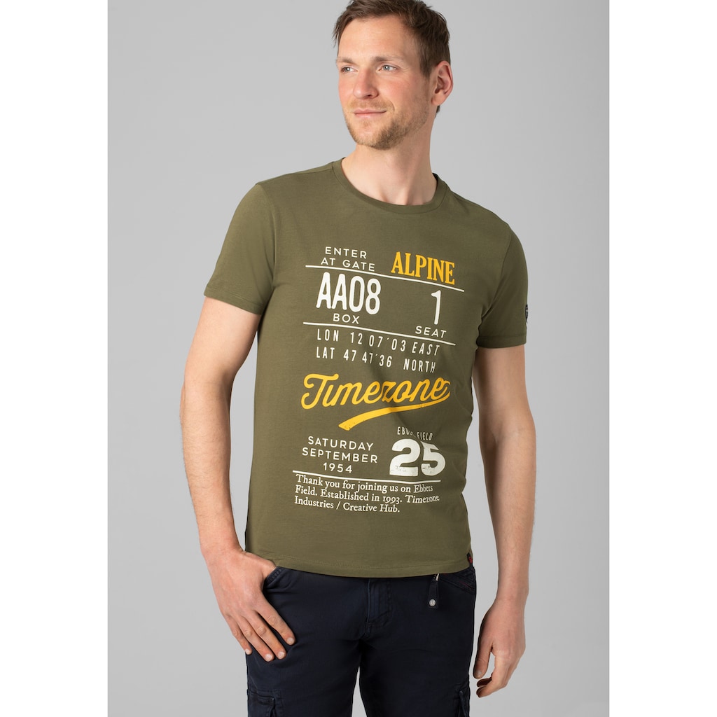 TIMEZONE T-Shirt »Alpine Ticket T-Shirt«