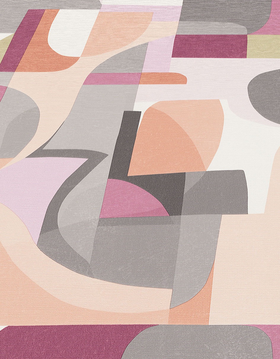 Erismann Vliestapete »Vliestapete FRAGMENT«, abstrakt-Retro-kontrastfarbene Details-colorblocking-mehrfarbig-geometrisch, Phthalate frei