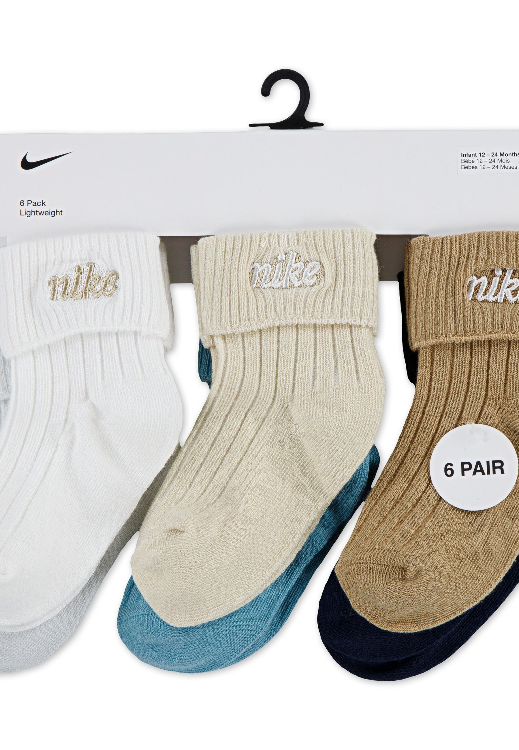 Nike Sportswear Socken »NHN 6PK RIB TURNCUFF INF SOCK für Kinder«, (6 Paar), für Kinder