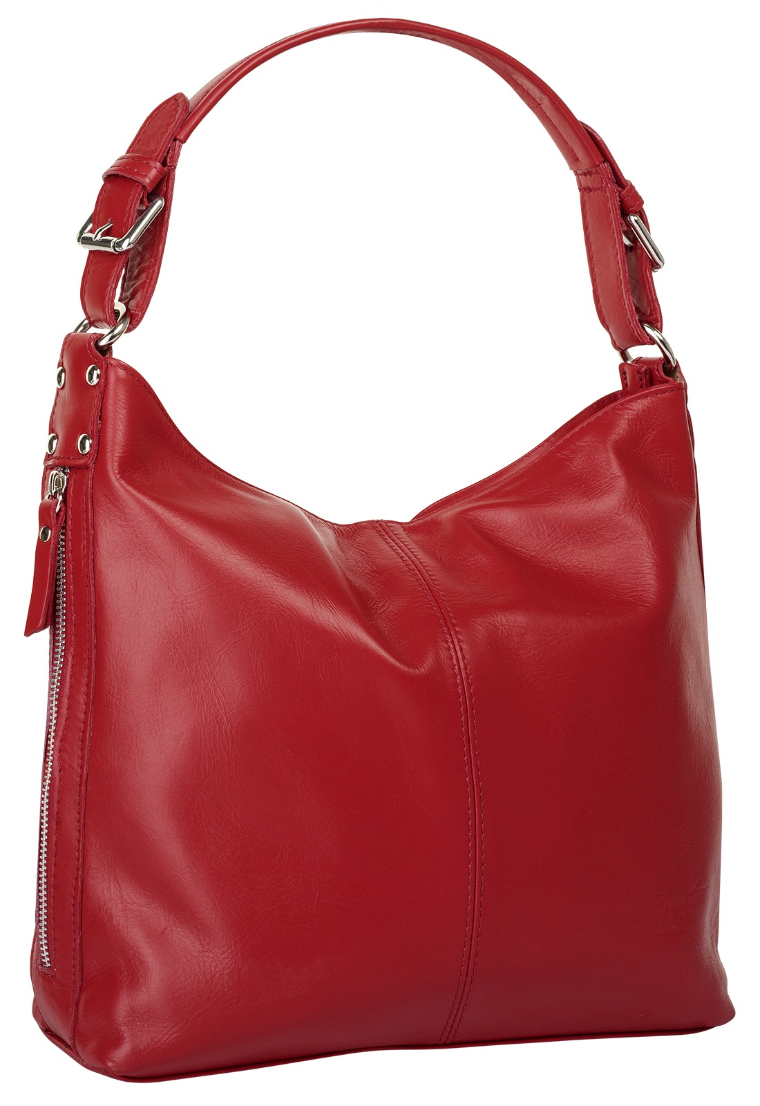 Thumbnail - Samantha Look Henkeltasche, echt Leder, Made in Italy