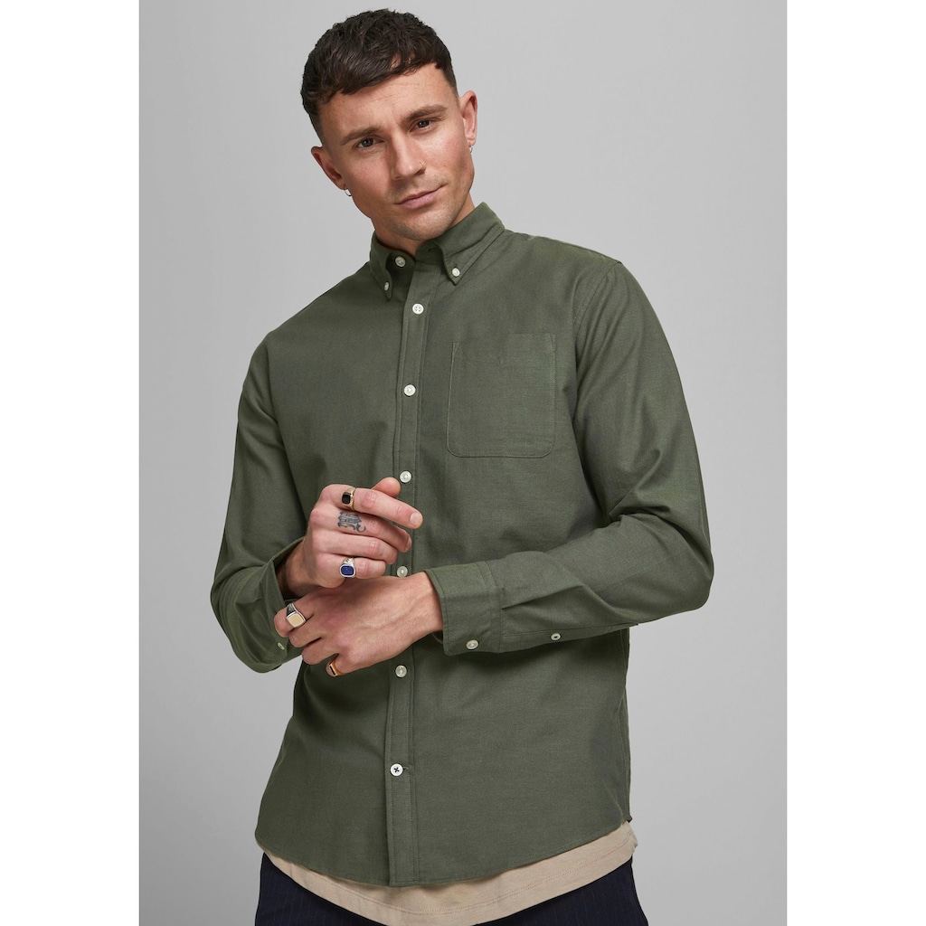 Jack & Jones Langarmhemd »OXFORD SHIRT«