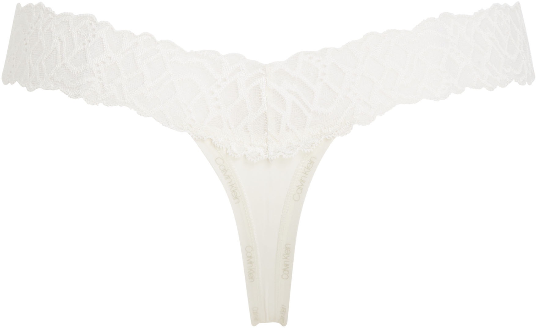 Calvin Klein Underwear Stringtanga »THONG«, mit Spitze am Bund