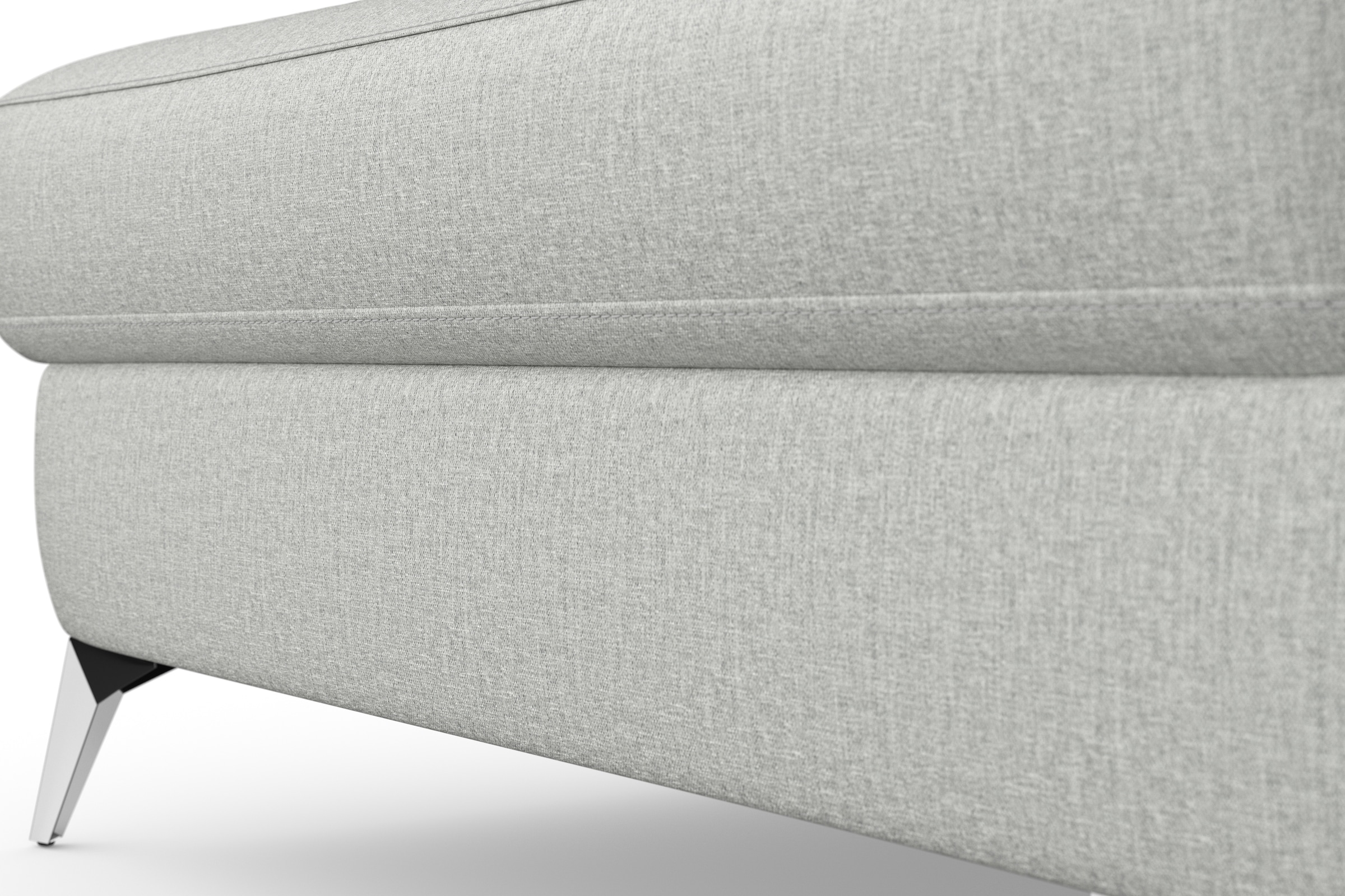 sit&more Ecksofa »Padua L-Form«, inklusive Sitztiefenverstellung, Armteilfunktion und Federkern