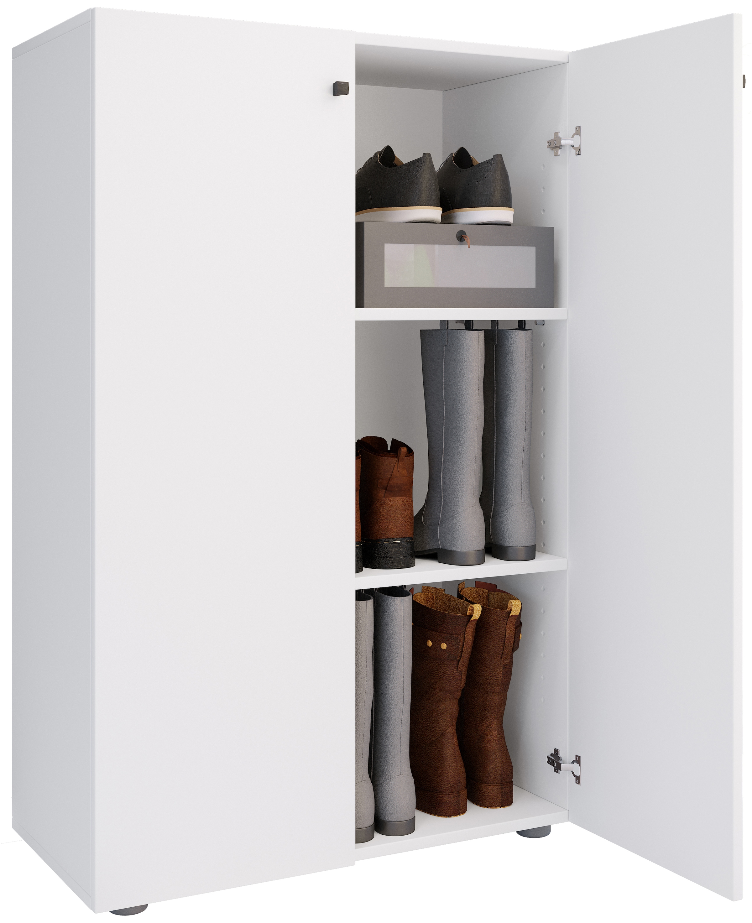 VCM Schuhschrank "Holz Schuhschrank Schuhregal Schuhkommode Lona 3" 1 Stk. tlg.