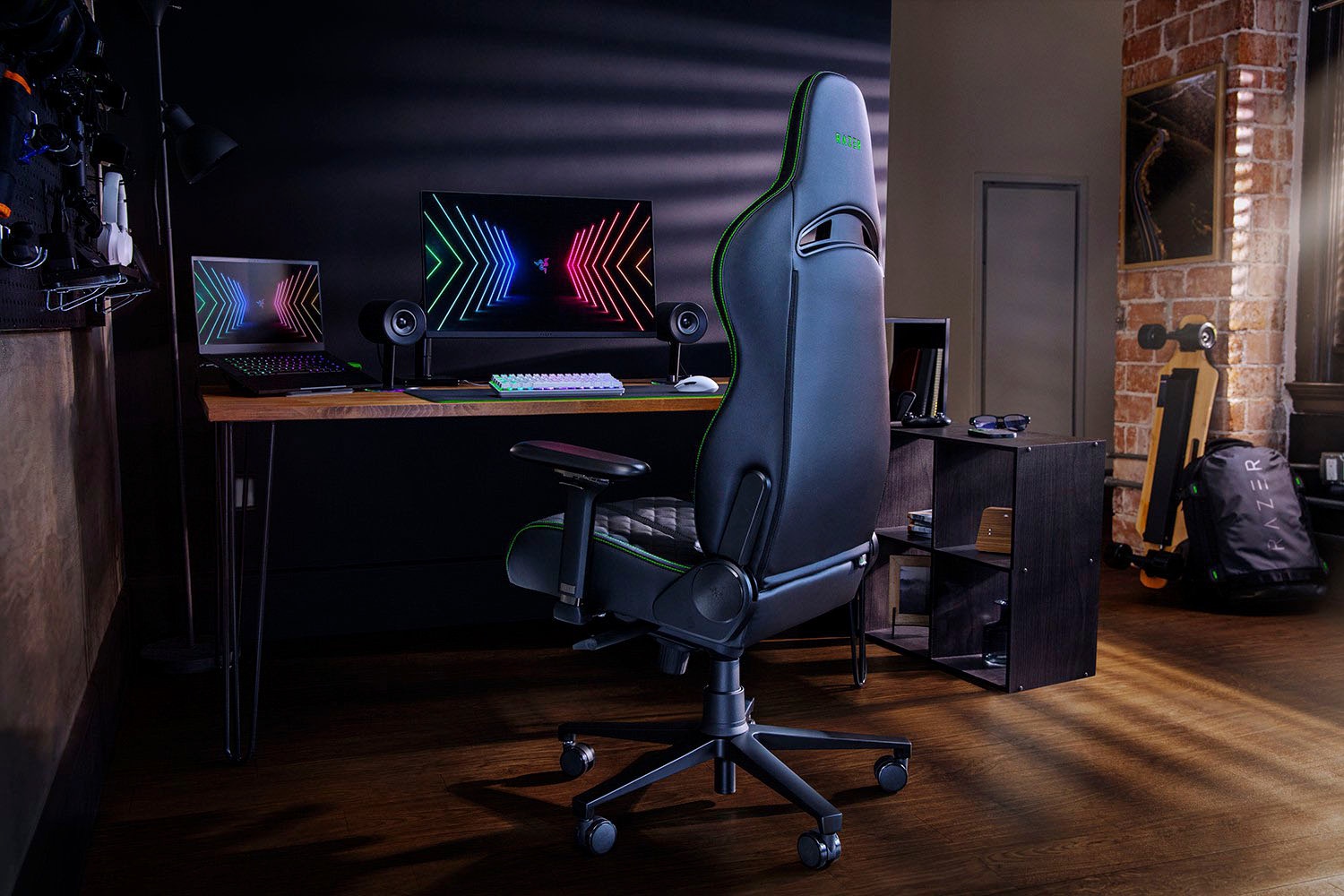RAZER Gaming-Stuhl »Enki - Grün«, 1 St.