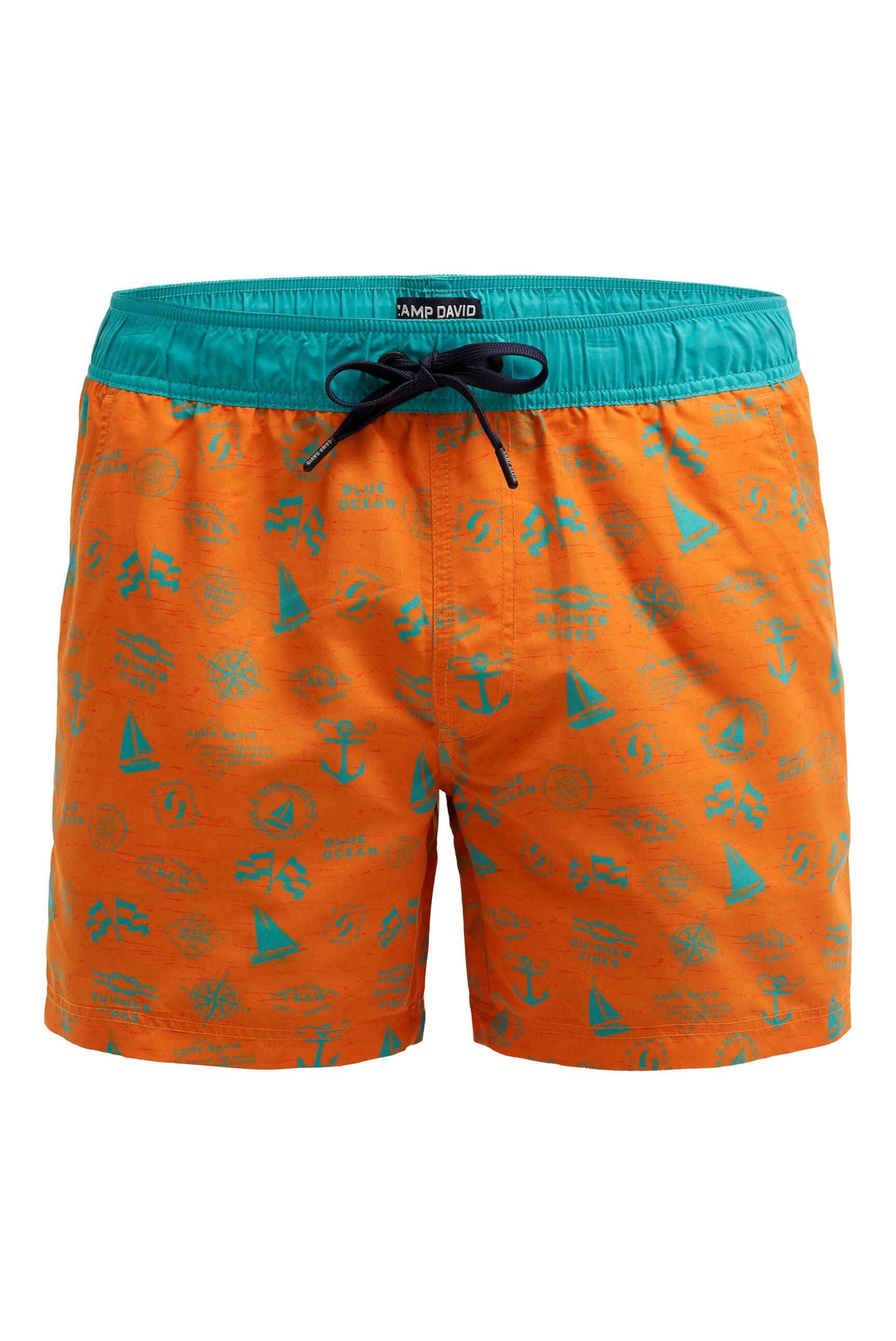 CAMP DAVID Badeshorts mit Einschubtaschen