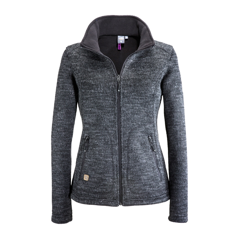 DEPROC Active Strickfleecejacke "WILLMORE III WOMEN" in edler Optik günstig online kaufen