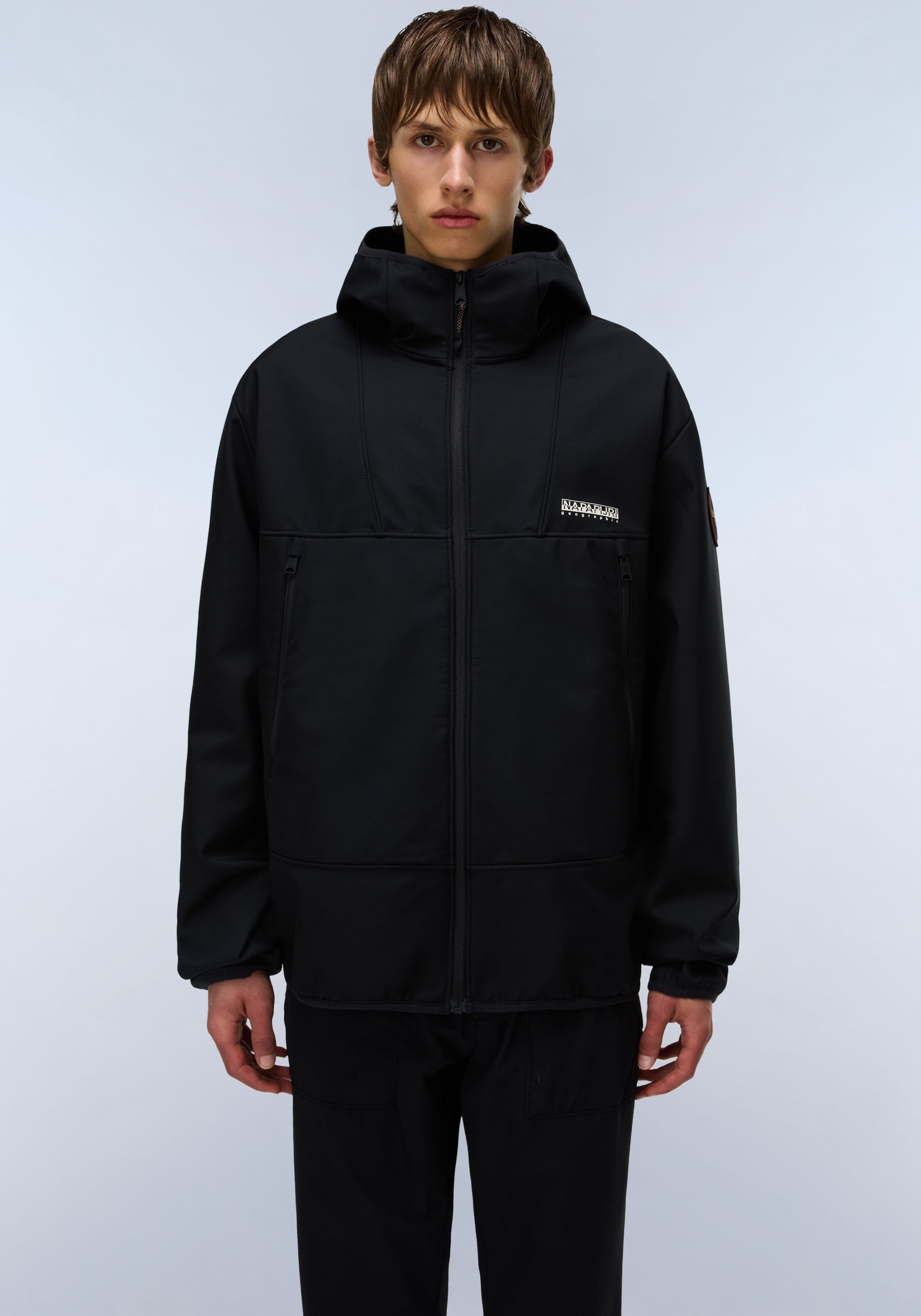 Napapijri Softshelljacke "BIOIS", mit Kapuze, Reißverschlusstaschen, normal günstig online kaufen