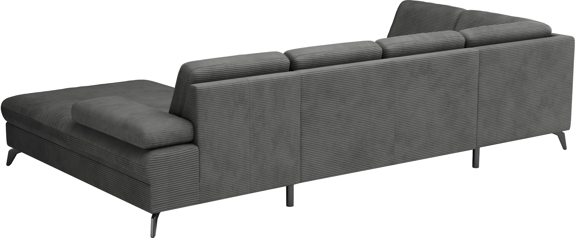 sit&more Wohnlandschaft »Morris Jubi U-Form«, inkl. Armteilfunktion und 1 Zierkissen, wahlweise mit Bettfunktion