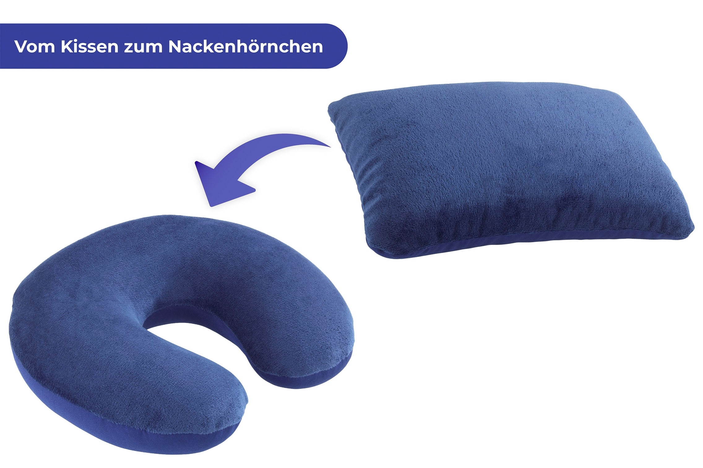 Maximex Nackenhörnchen "mit Kissen" 2-in-1 günstig online kaufen